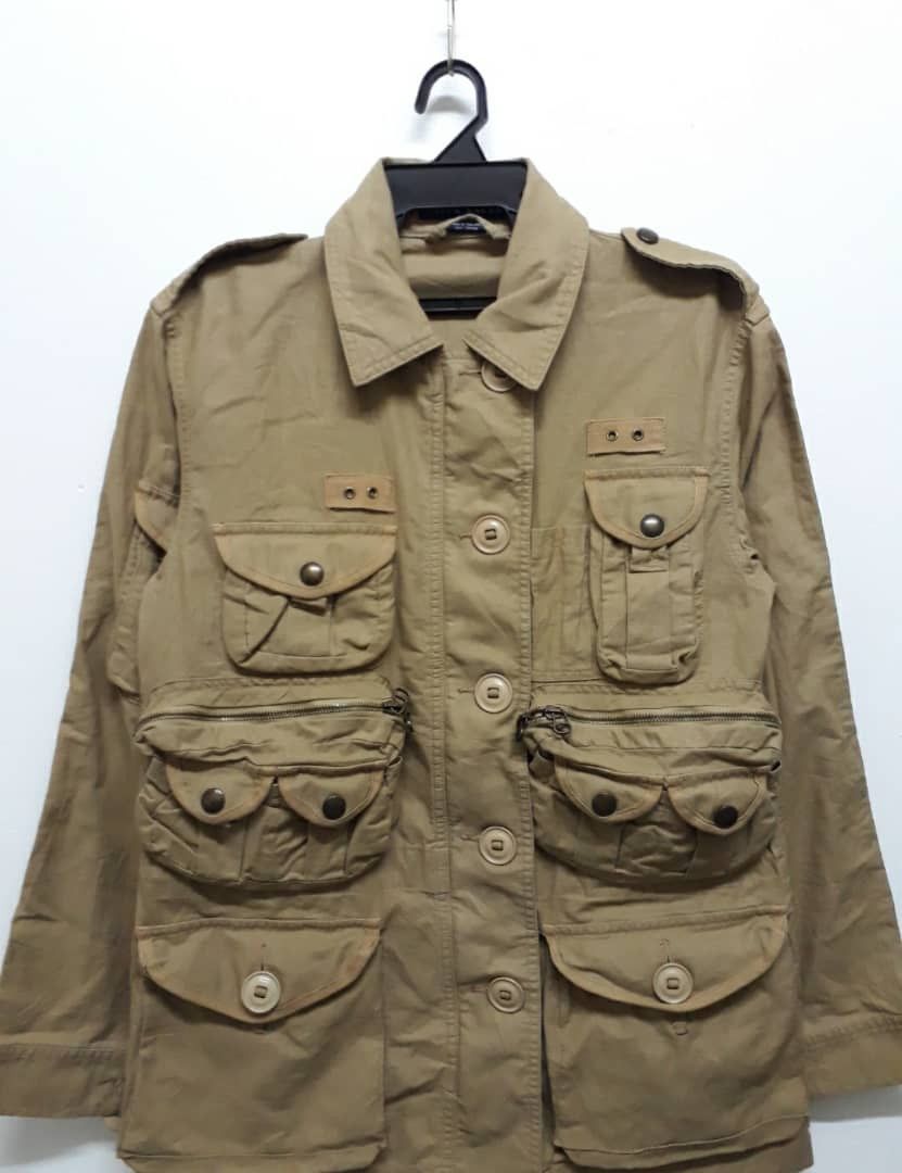Polo Ralph Lauren 💥Polo Ralph Lauren multipocket chocolate colour jacket Size US M / EU 48-50 / 2 - 6 Thumbnail