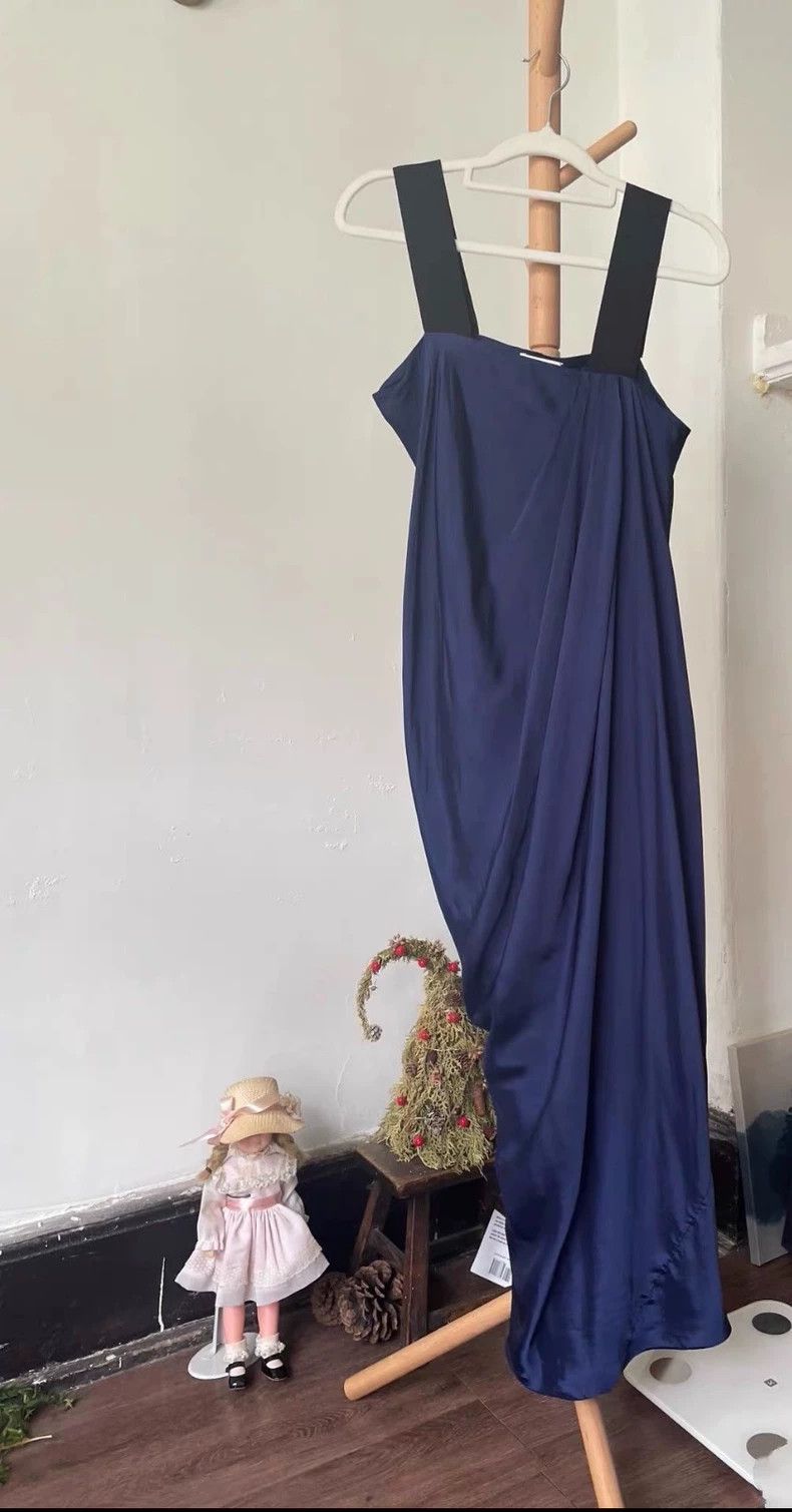 Dries Van Noten dries van noten size:36 Dark blue strappy dress Size XXS / US 00 / IT 34 - 1 Thumbnail