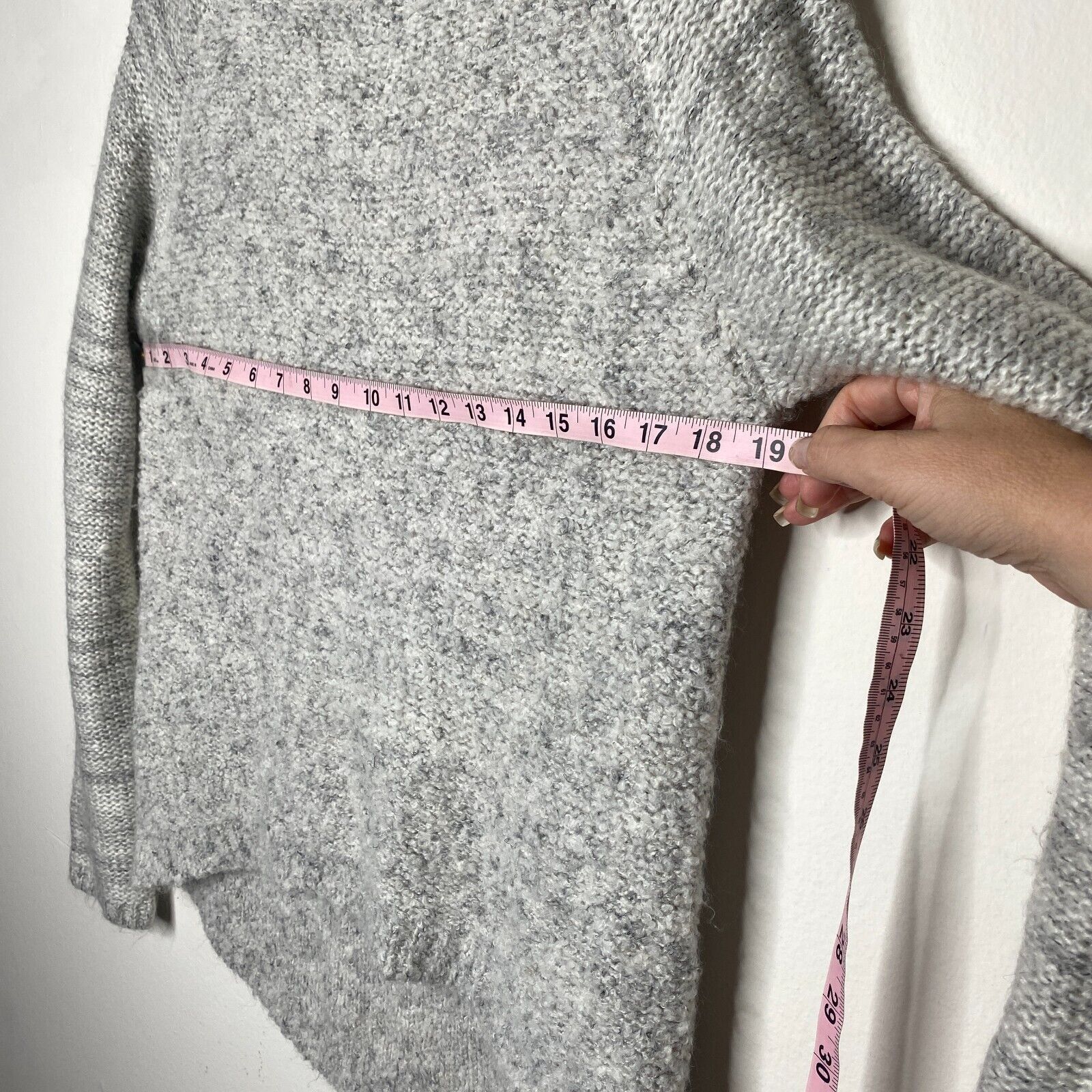 Other John + Jenn Gray Marled High-Low Mock Neck Sweater SP Size S / US 4 / IT 40 - 7 Thumbnail