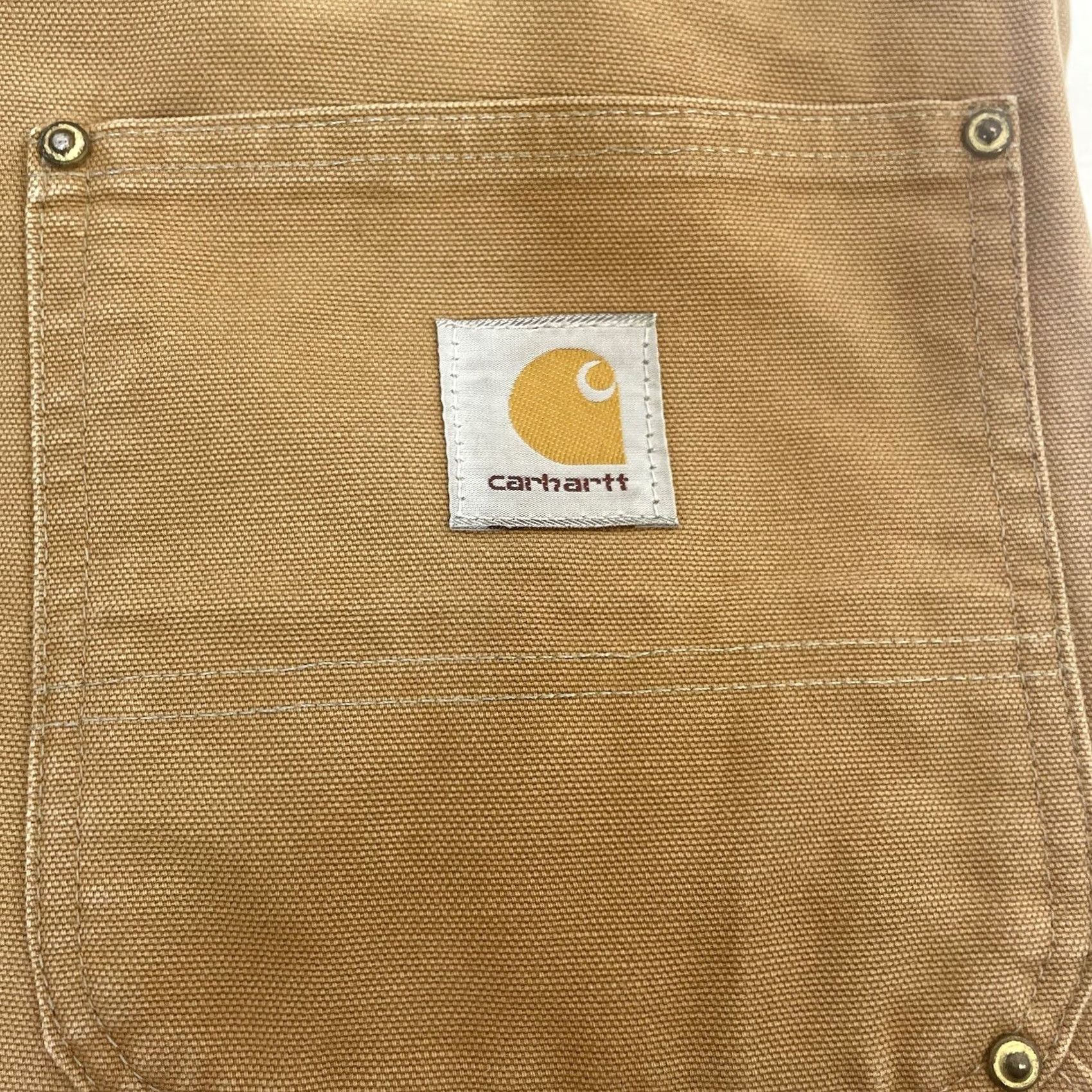 Carhartt VINTAGE Carhartt B01 Brown Double Knee Carpenter Pants Men 42x32 Workwear Carpenters Duck Canvas Size US 42 / EU 58 - 3 Thumbnail