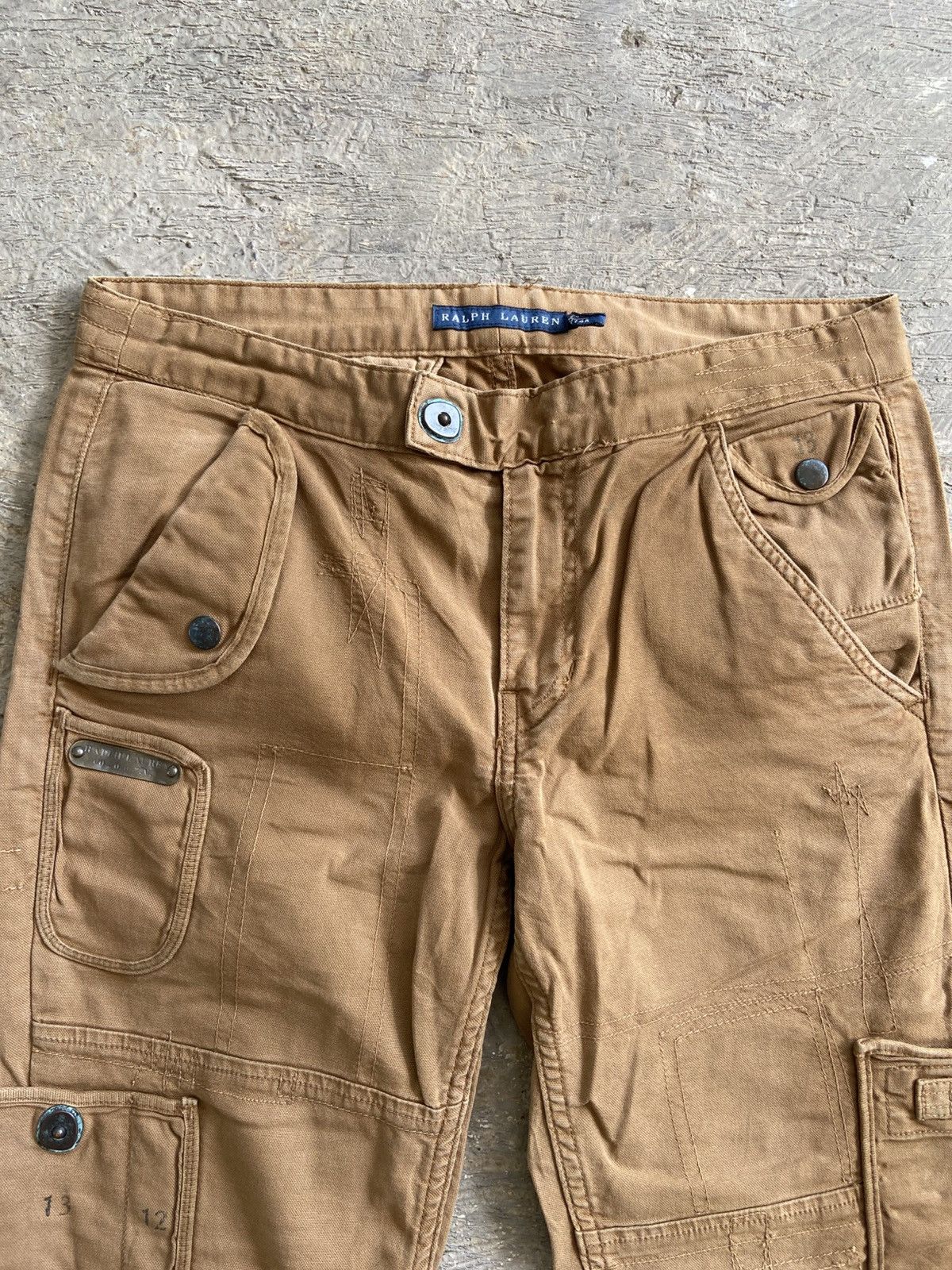 Ralph Lauren 2000s Ralph Lauren - Western Engineering Multipocket Pants Size US 29 - 3 Thumbnail