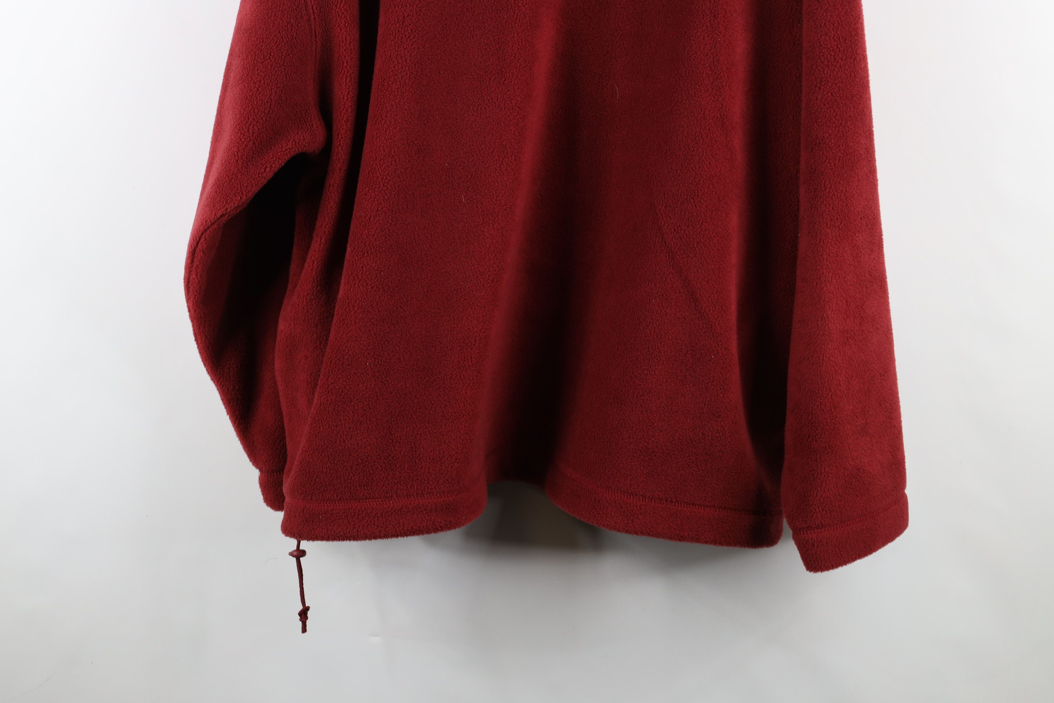 Vintage Vintage 90s Streetwear Blank Baggy Half Zip Fleece Sweater Size US XL / EU 56 / 4 - 13 Thumbnail