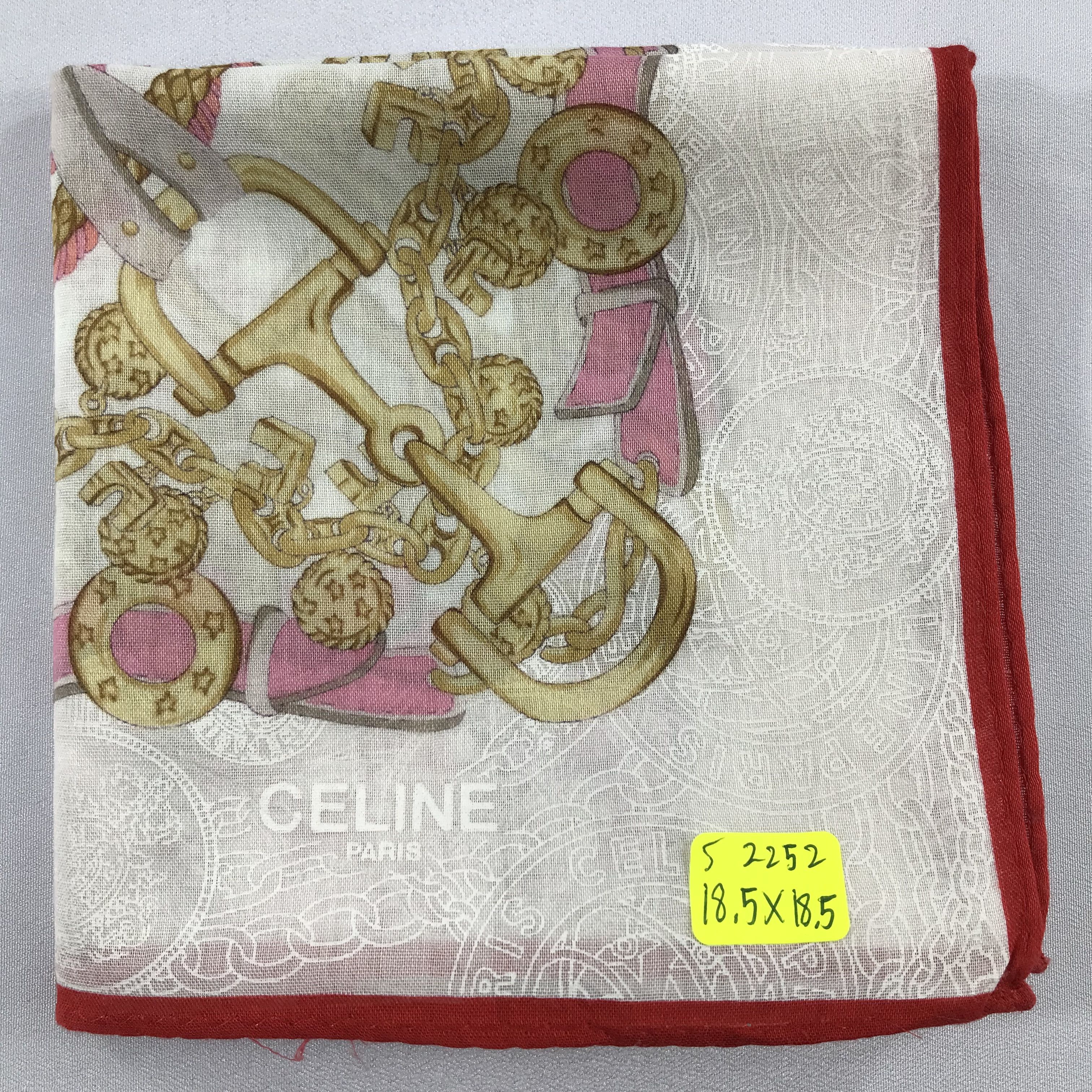 Celine × Vintage Celine Bandana / Handkerchief / Neckerchief - S2252 Size ONE SIZE - 5 Thumbnail