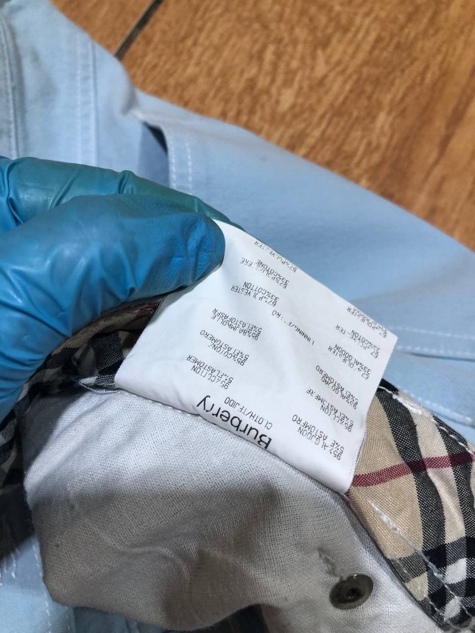 Burberry RARE Baby blue Luxury Burberry London DENIM PANTS Size US 34 / EU 50 - 3 Thumbnail