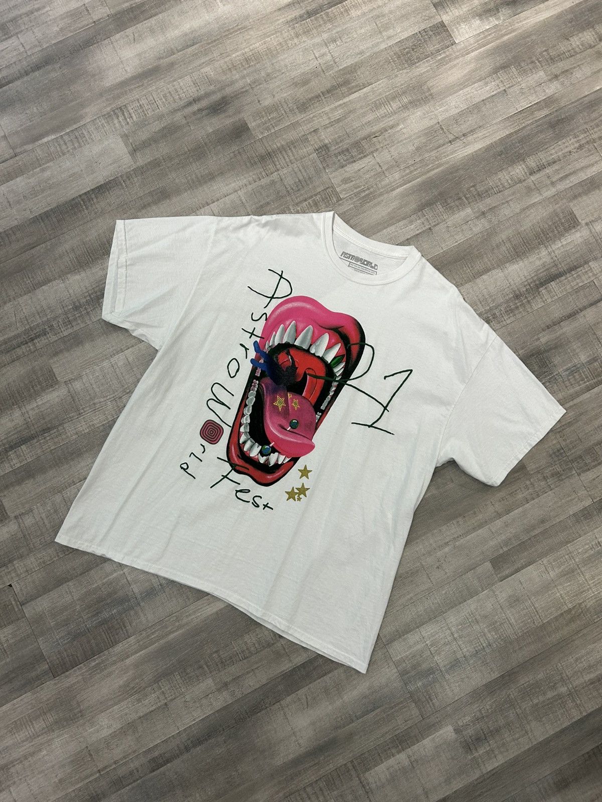 Travis Scott Travis Scott Astroworld Festival 2021 Tee Size US XL / EU 56 / 4 - 1 Thumbnail