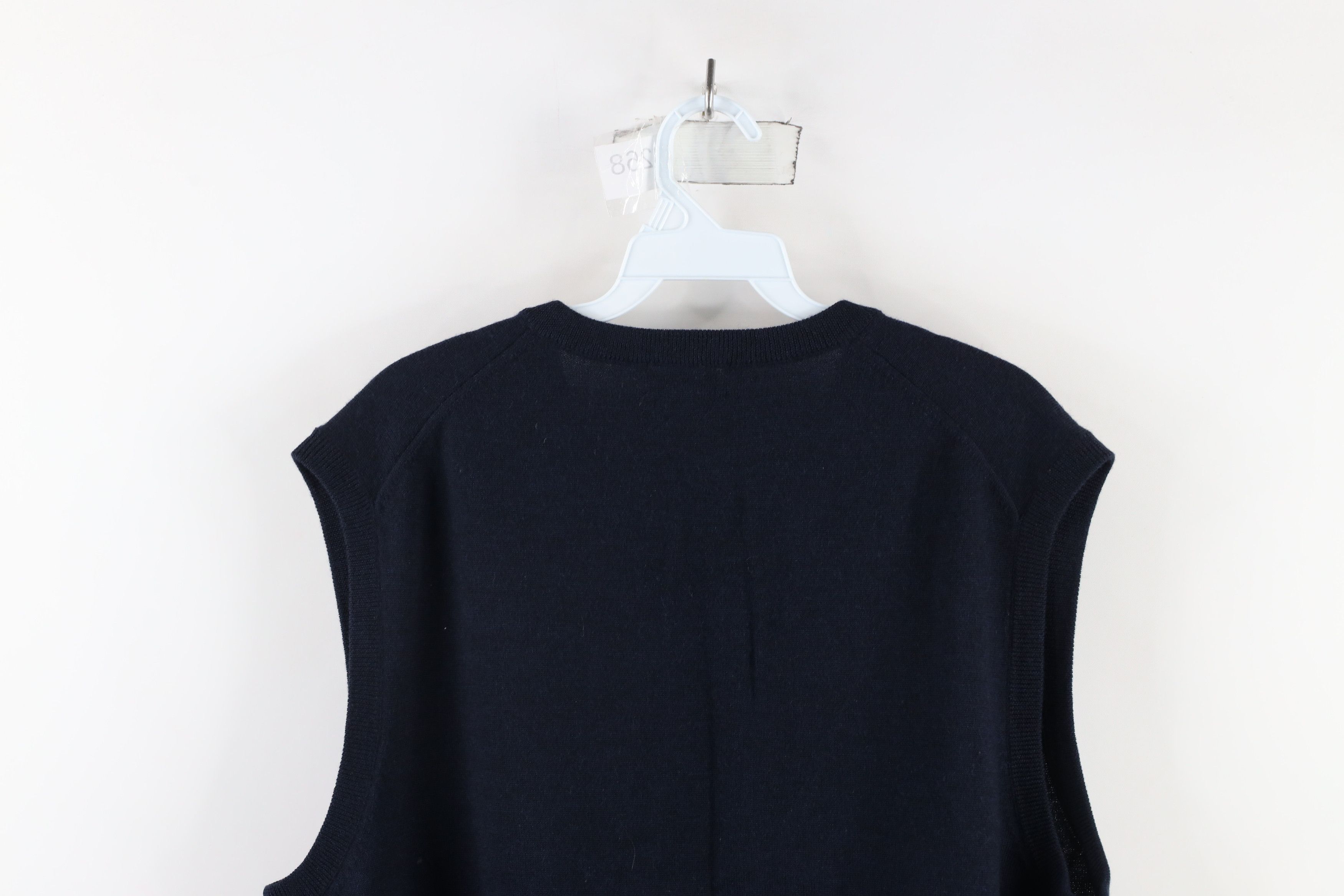 Brooks Brothers × Vintage Vintage Brooks Brothers Merino Wool Knit V-Neck Sweater Vest Size US L / EU 52-54 / 3 - 6 Thumbnail