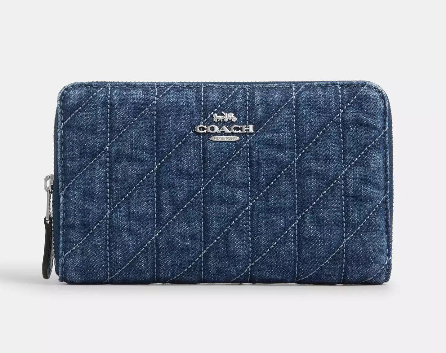 Coach Medium Id Zip Wallet With Quilting CAP29 Size ONE SIZE - 7 Thumbnail