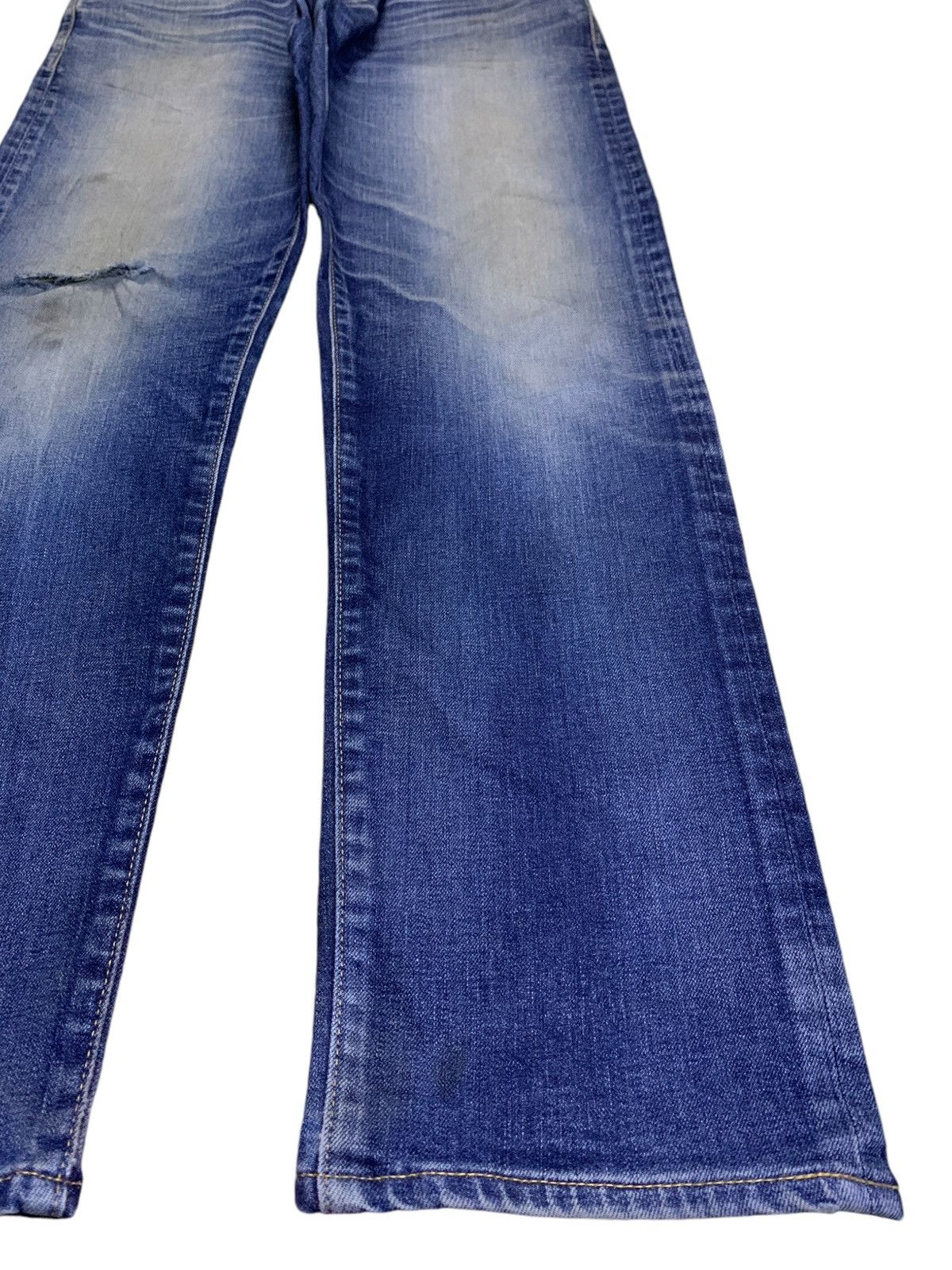 Japan Blue Vintage Japanese Japan Blue Mud Wash Distress Slim Fit Jeans Size US 32 / EU 48 - 7 Thumbnail
