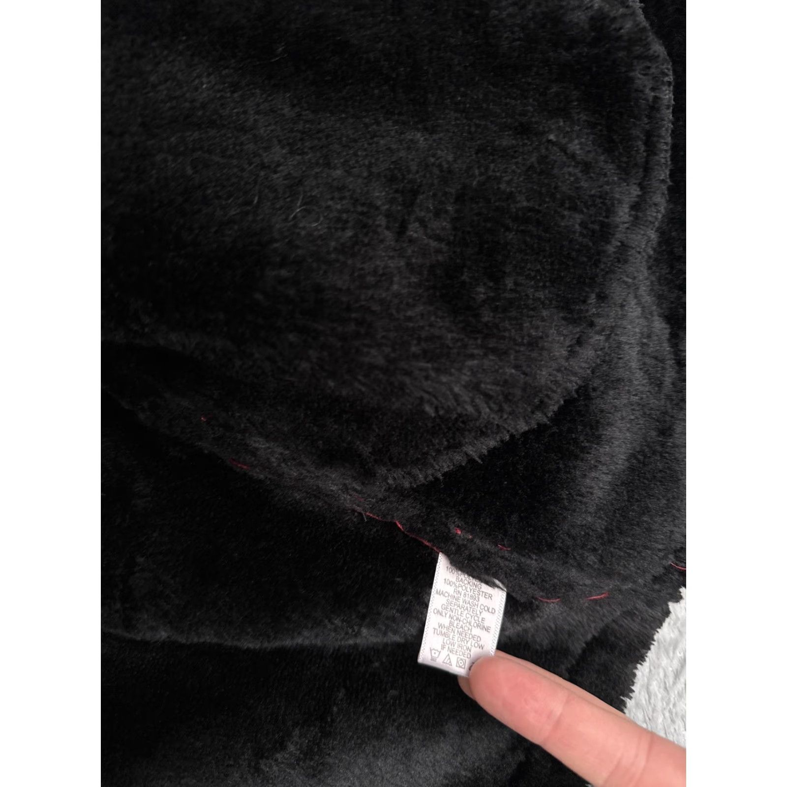 Denim & Co. Denim & Co Vest Womens L Red Faux Suede Shearling Lined Fur Trim Winter Pockets Casual Size L / US 10 / IT 46 - 4 Thumbnail