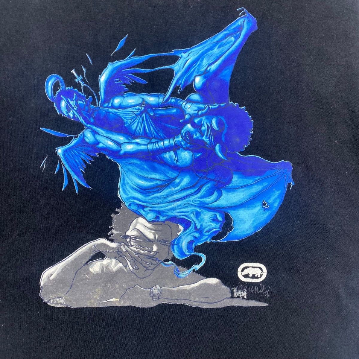 Ecko Unltd. Vintage 00's ECKO UNLTD Graffiti Graphic Tee Shirt Medium Size US M / EU 48-50 / 2 - 2 Thumbnail