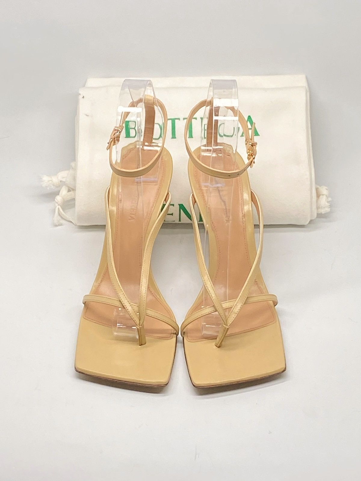 Bottega Veneta Bottega Veneta Stretch Ankle Strap Wedge Sandal size 36.5 Size US 6.5 / IT 36.5 - 12 Thumbnail
