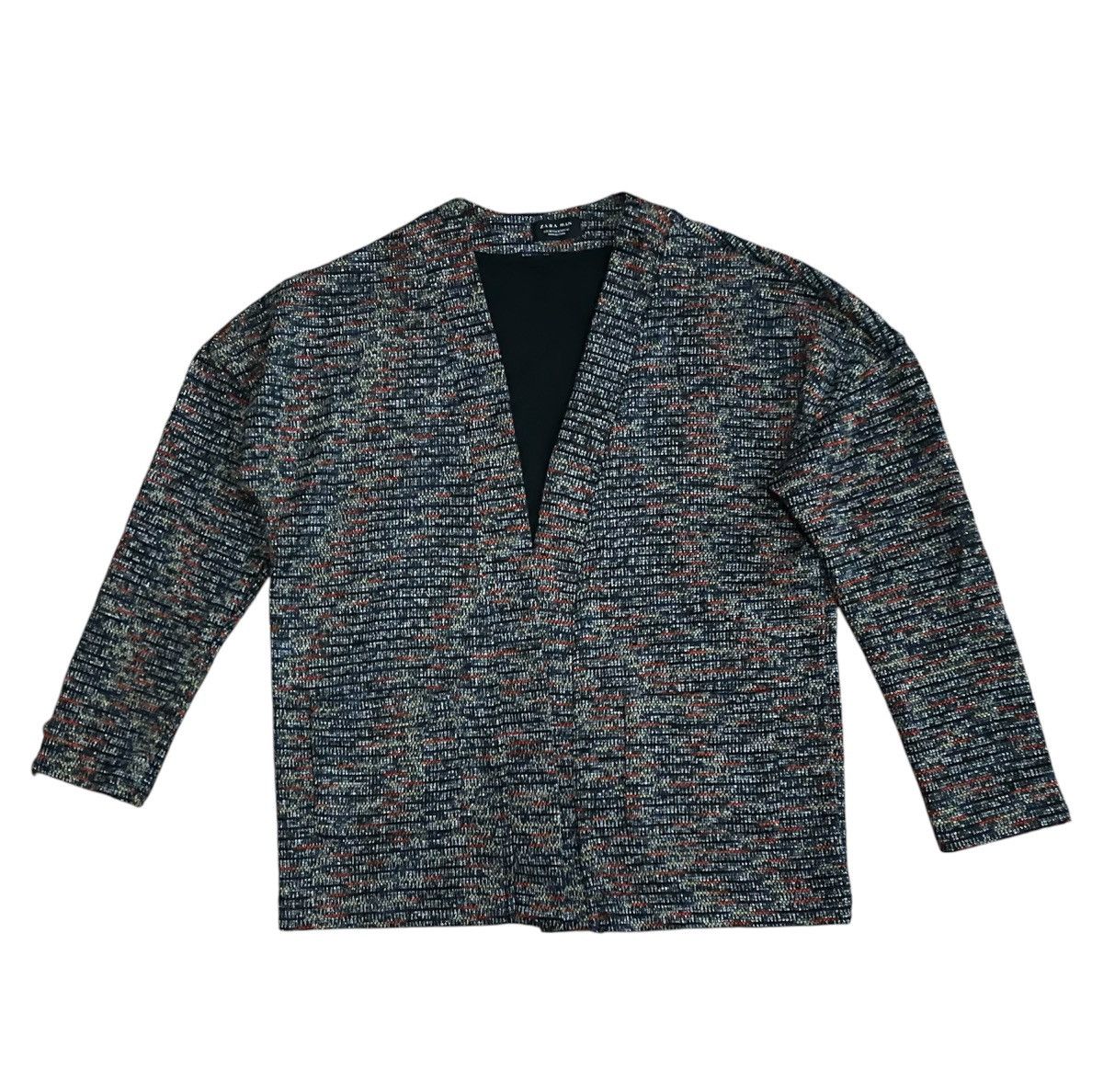 Zara ZARA MAN COLORED JACQUARD CARDIGAN Size US M / EU 48-50 / 2 - 5 Thumbnail
