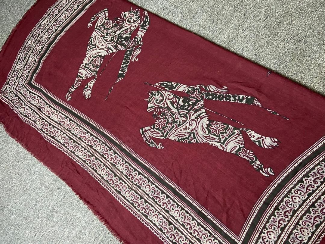Burberry Prorsum Vintage Burberry Prorsum Paisley Equestrian Scarf (179) Size ONE SIZE - 8 Thumbnail