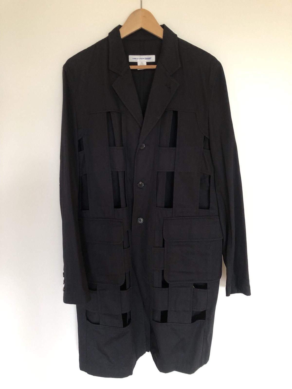 Comme des Garcons Homme Plus CDG Homme Plus jacket with cut outs Size 46L - 1 Thumbnail
