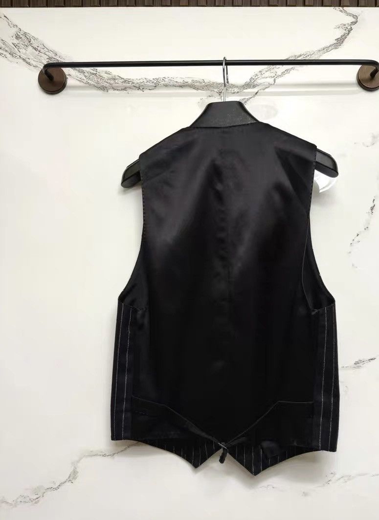 Saint Laurent Paris Saint Laurent SLP black and white striped vest Size US L / EU 52-54 / 3 - 2 Thumbnail