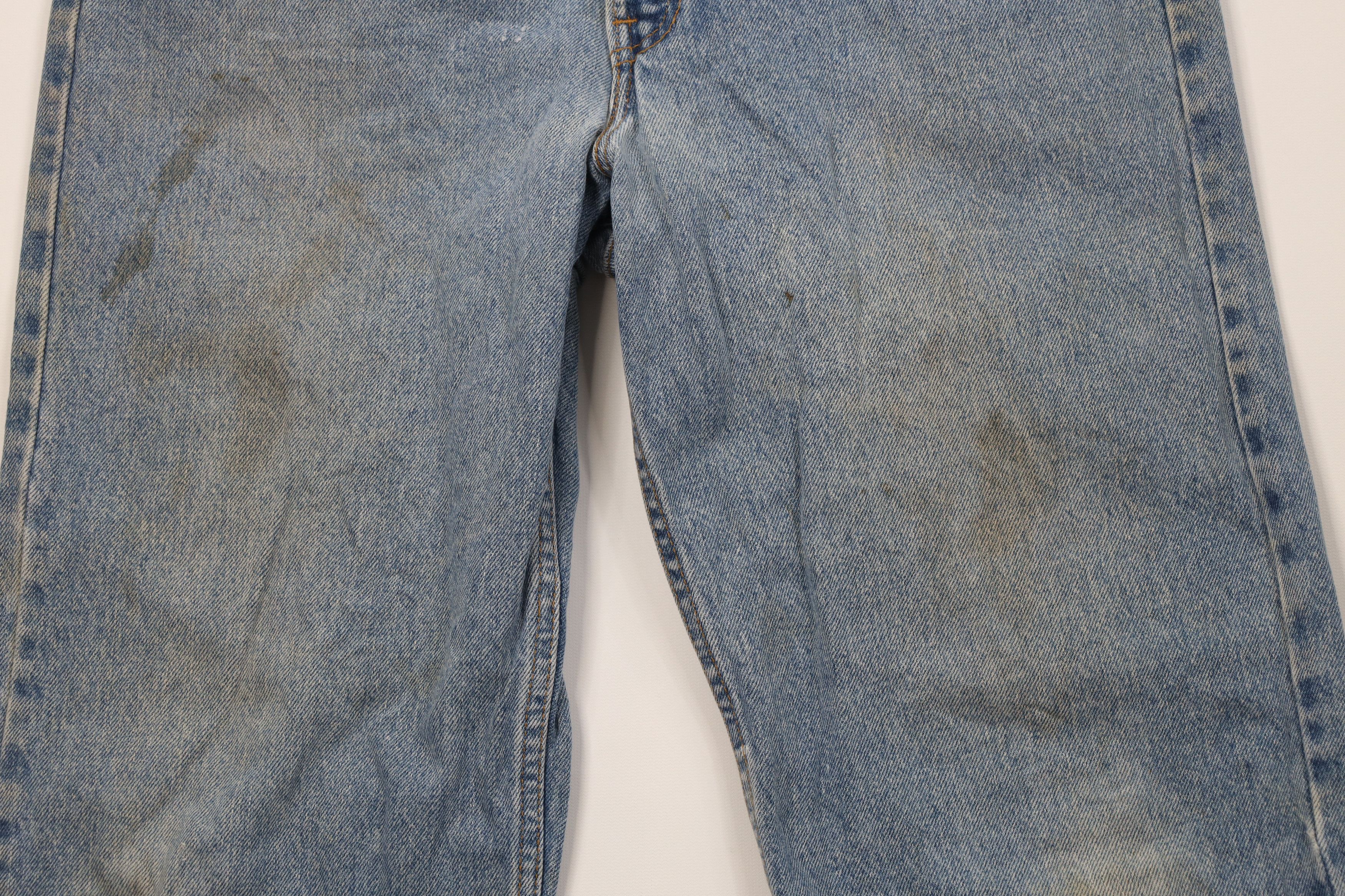 Levi's Vintage 90s Levis 550 Relaxed Fit Denim Jeans Blue USA Size US 34 / EU 50 - 3 Thumbnail