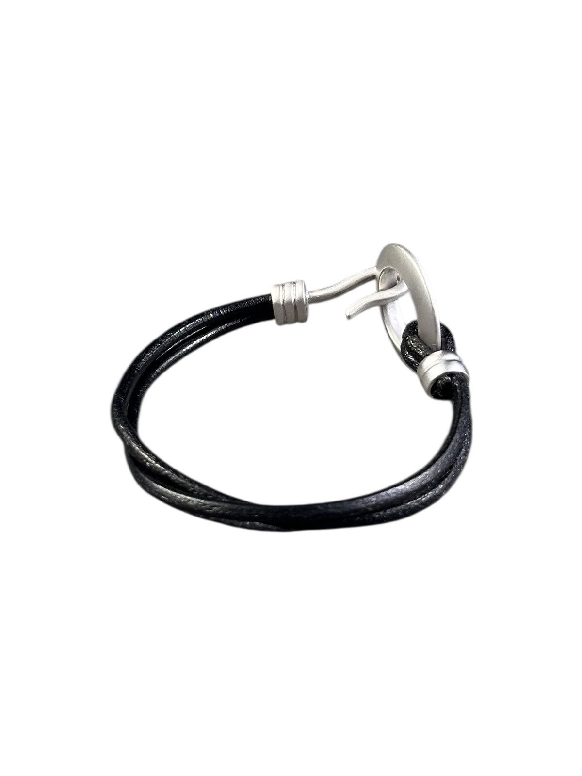 Japanese Brand 2000s JAPANESE MADE MINIMAL LOOP HOOK LEATHER BRACELET Size ONE SIZE - 5 Thumbnail