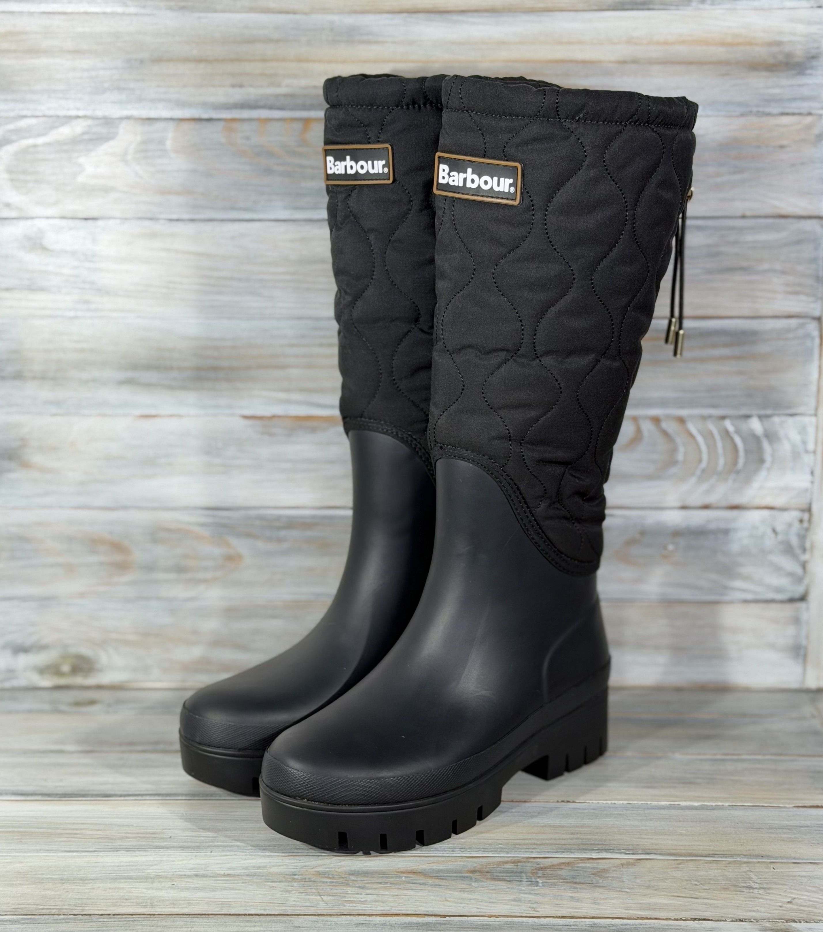 Barbour BARBOUR Marnie High Quilted Wellington Boots British Style Size US 7 / IT 37 - 18 Thumbnail