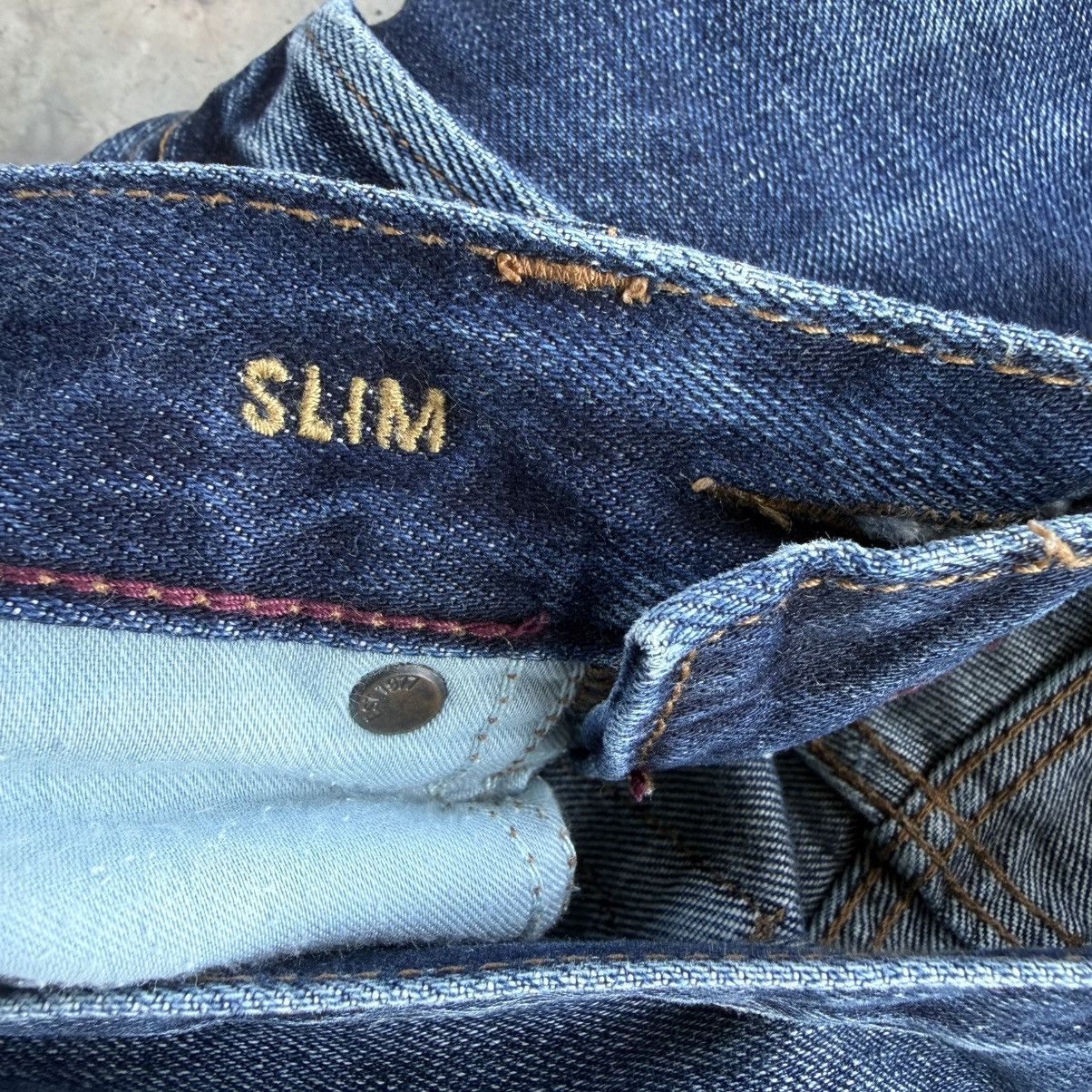 Japanese Brand W34x30 Vintage America Eagle Selvedge Denim Ripped Jean Pant Size US 33 - 15 Thumbnail
