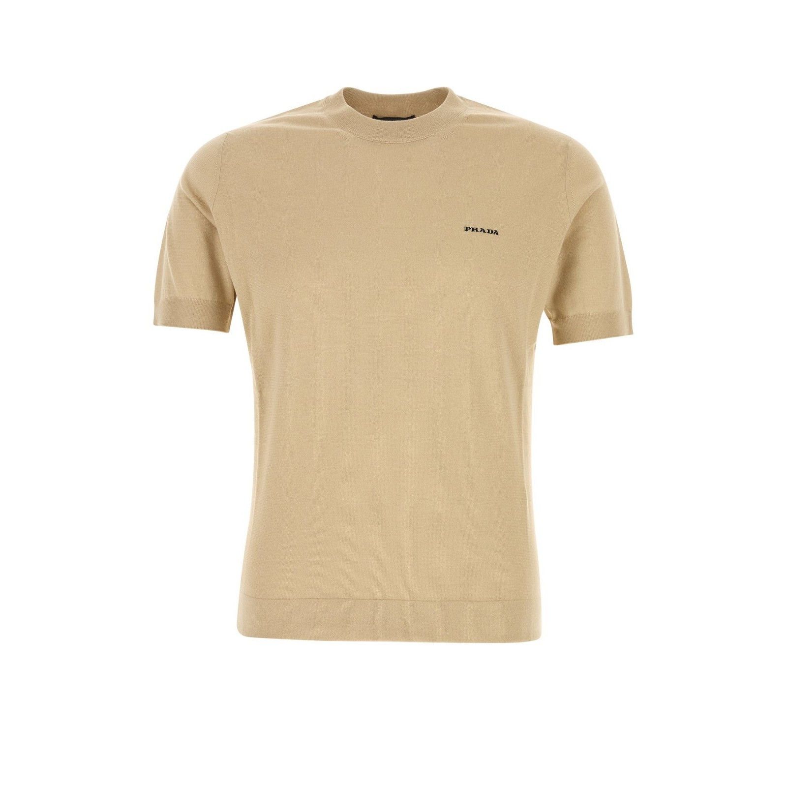 Prada PRADA Beige Cotton Sweater New & Authentic (Men's size:M;) Size US M / EU 48-50 / 2 - 1 Thumbnail