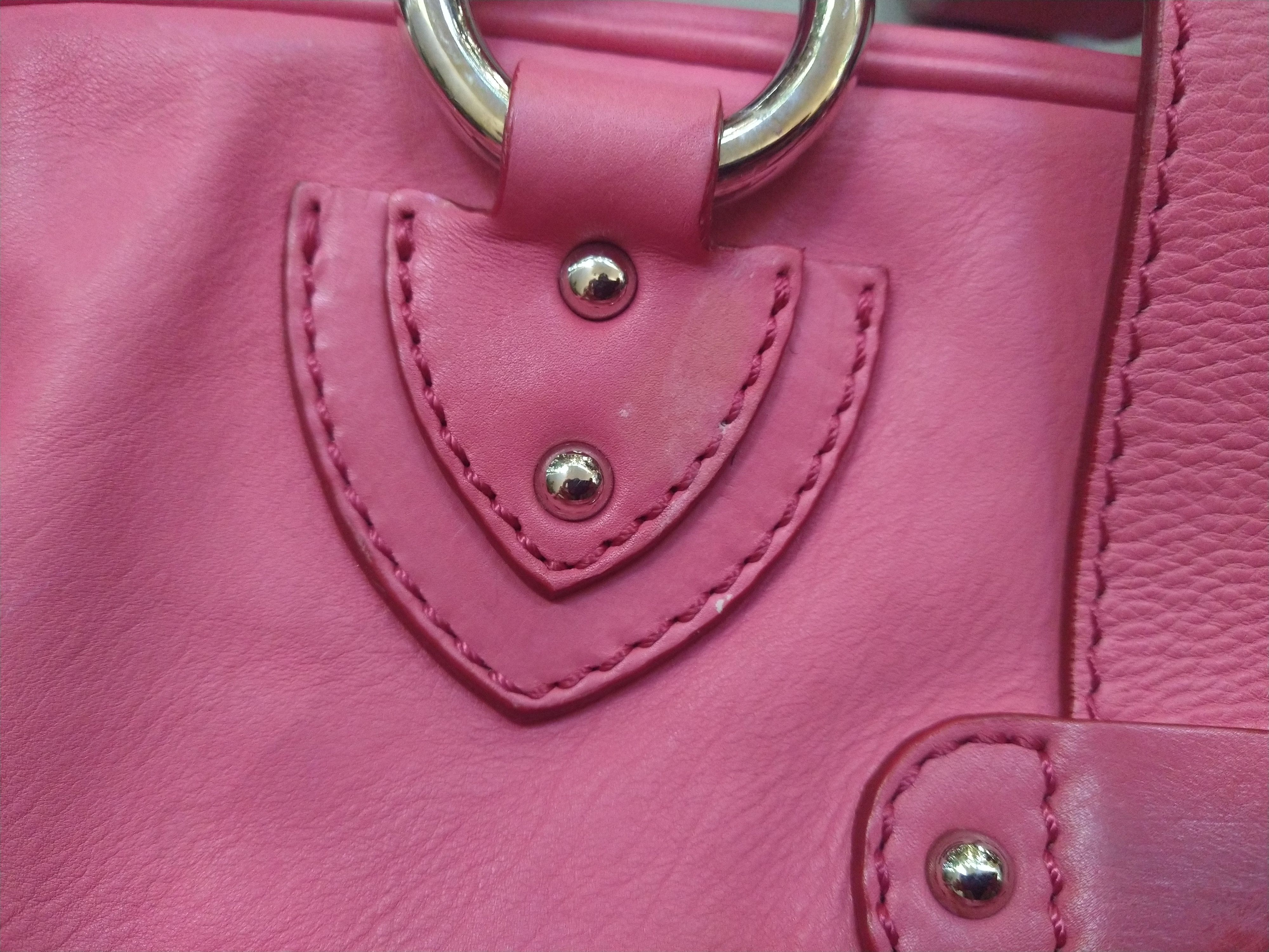 Marc Jacobs Marc Jacobs Bag Pink Leather Top Handle Satchel Barbie