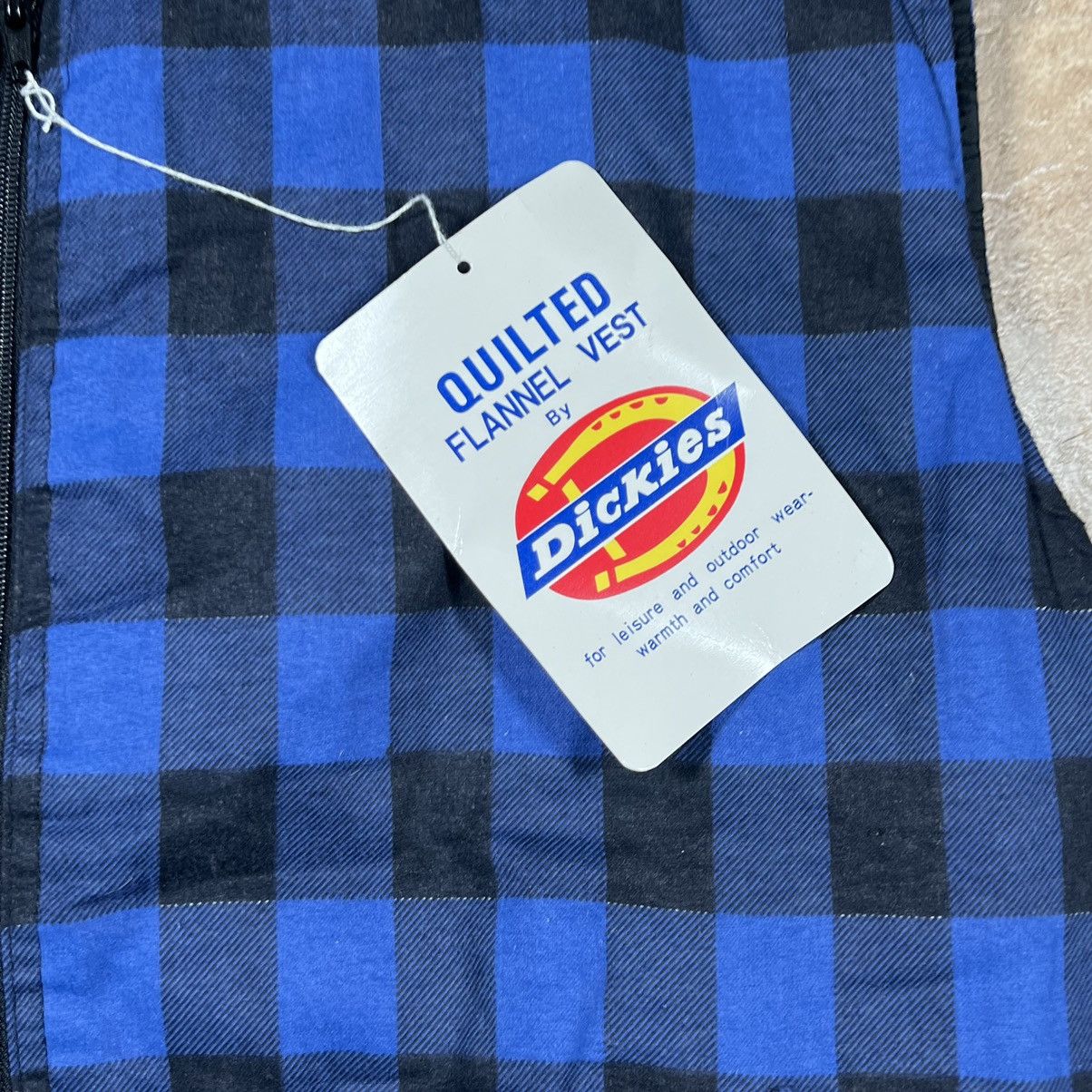 Dickies × Vintage Vintage DICKIES plaid flannel quilt lined vest workwear Size US XL / EU 56 / 4 - 2 Thumbnail