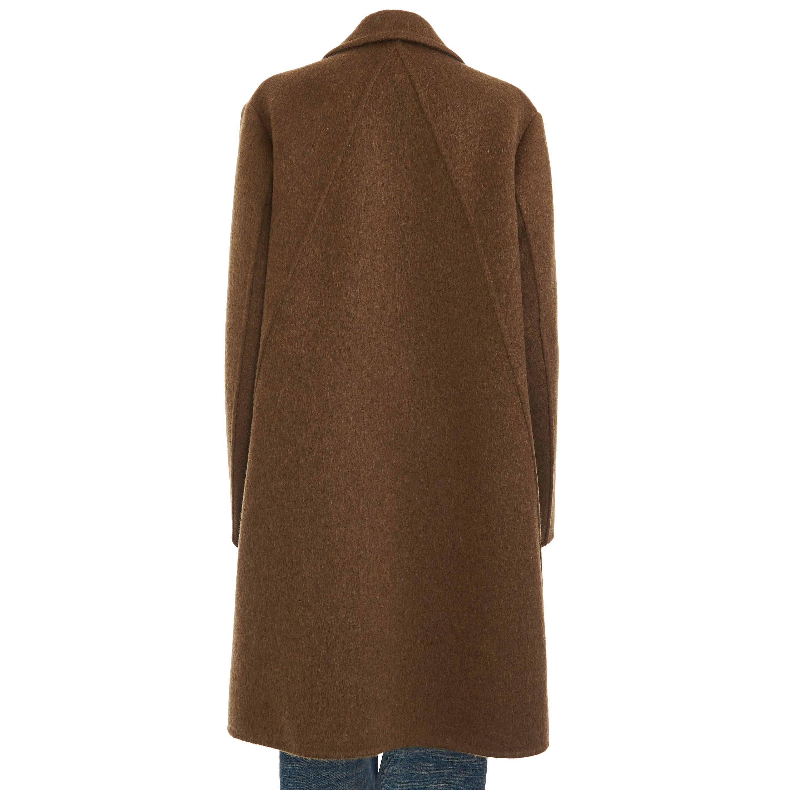 Bottega Veneta Oversized Coat In Double Face Camel Brown Wool & Mohair Size S / US 4 / IT 40 - 6 Thumbnail