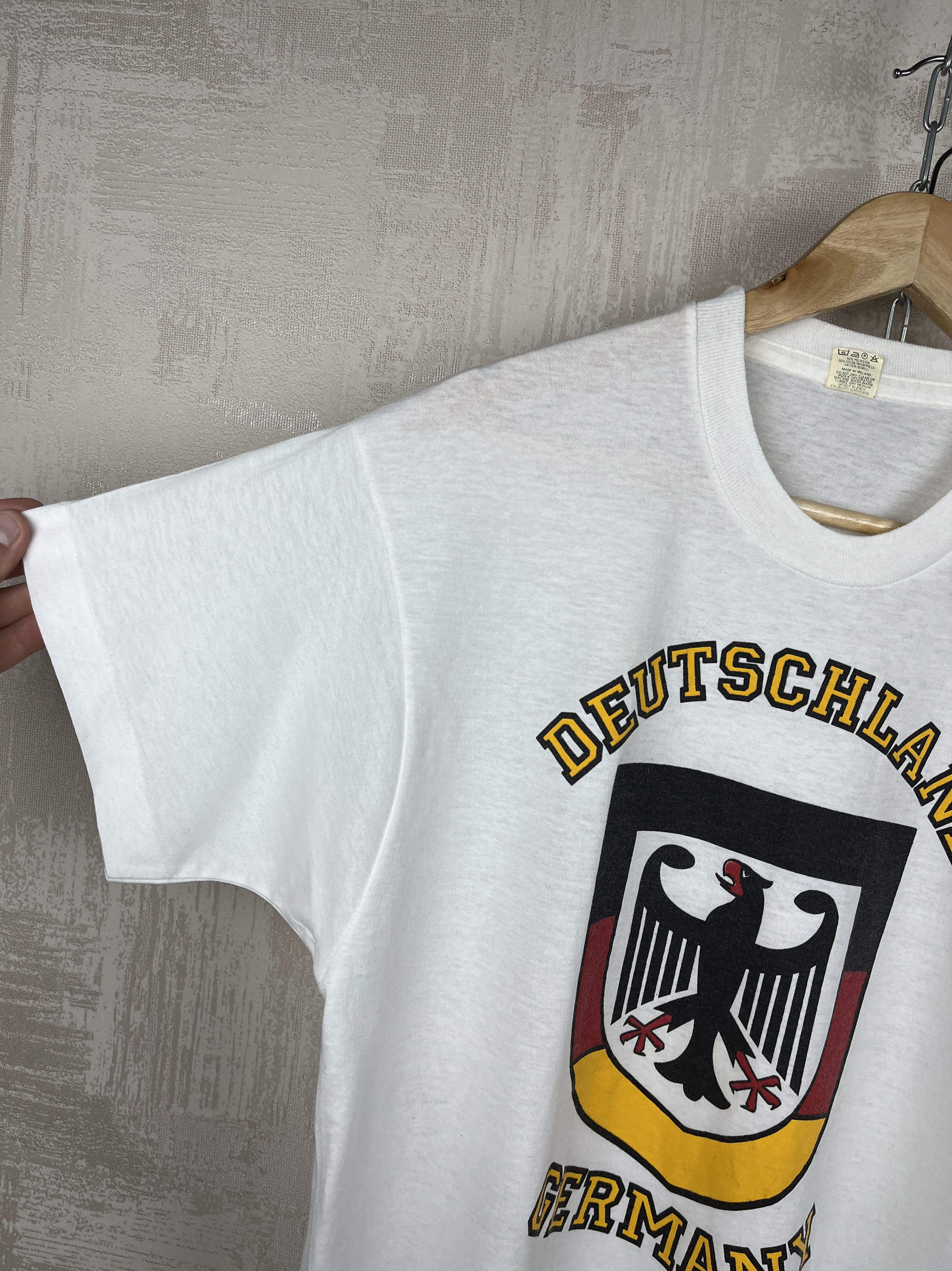 Vintage 80's Germany Deutschland Vintage Screen Stars T-shirt Size US L / EU 52-54 / 3 - 5 Thumbnail