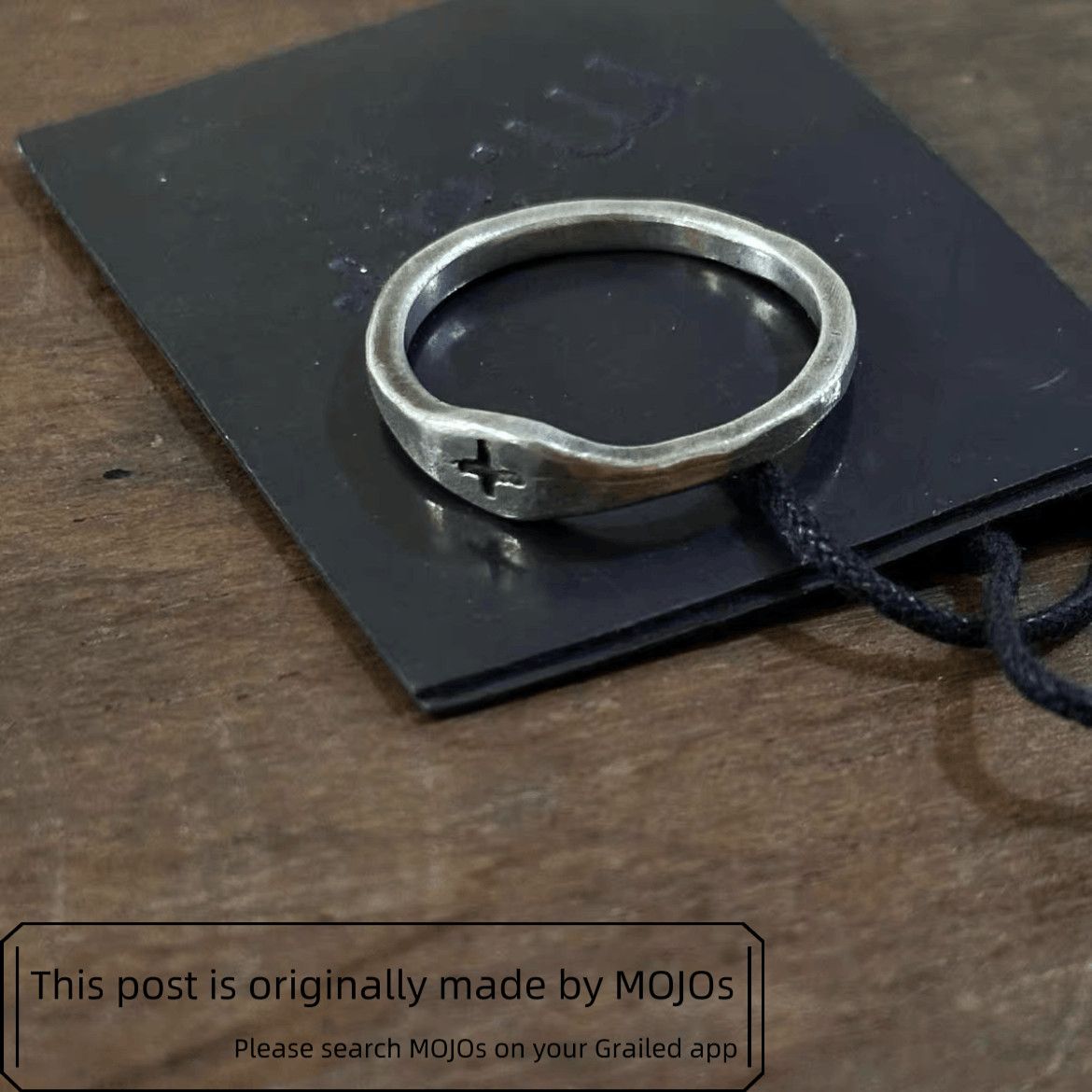 Ma+ Sz M M.A+ 19SS Cross Silver 925 Ring Size ONE SIZE - 4 Thumbnail