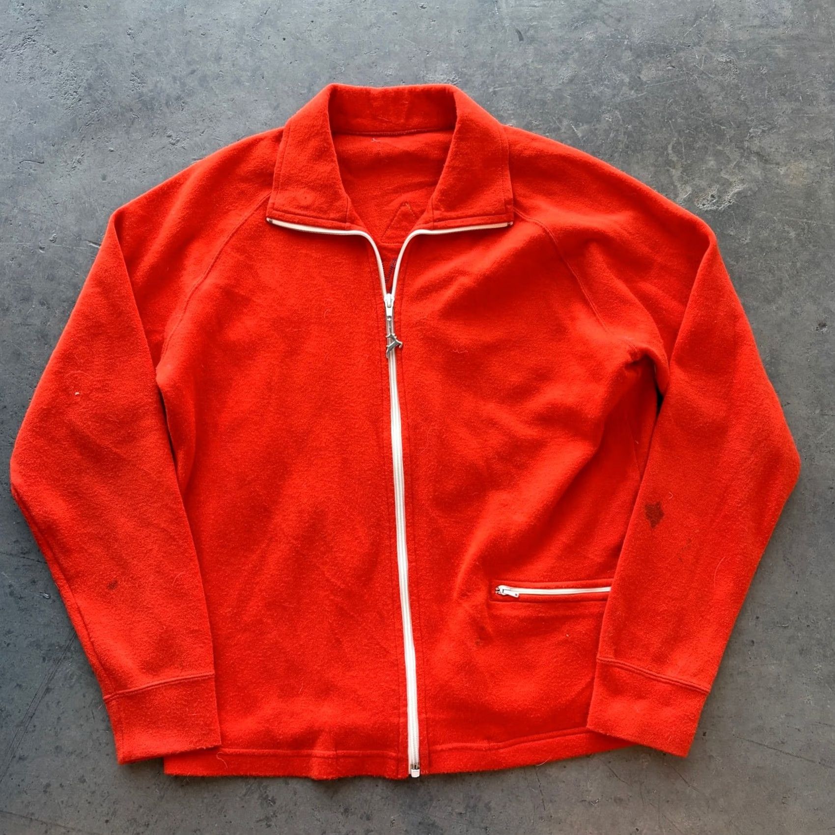 Swims VINTAGE Piranha Swim Club Team Varsity Jacket Yale HOF Patch Covered M Orange 1970's Men Size US M / EU 48-50 / 2 - 3 Thumbnail