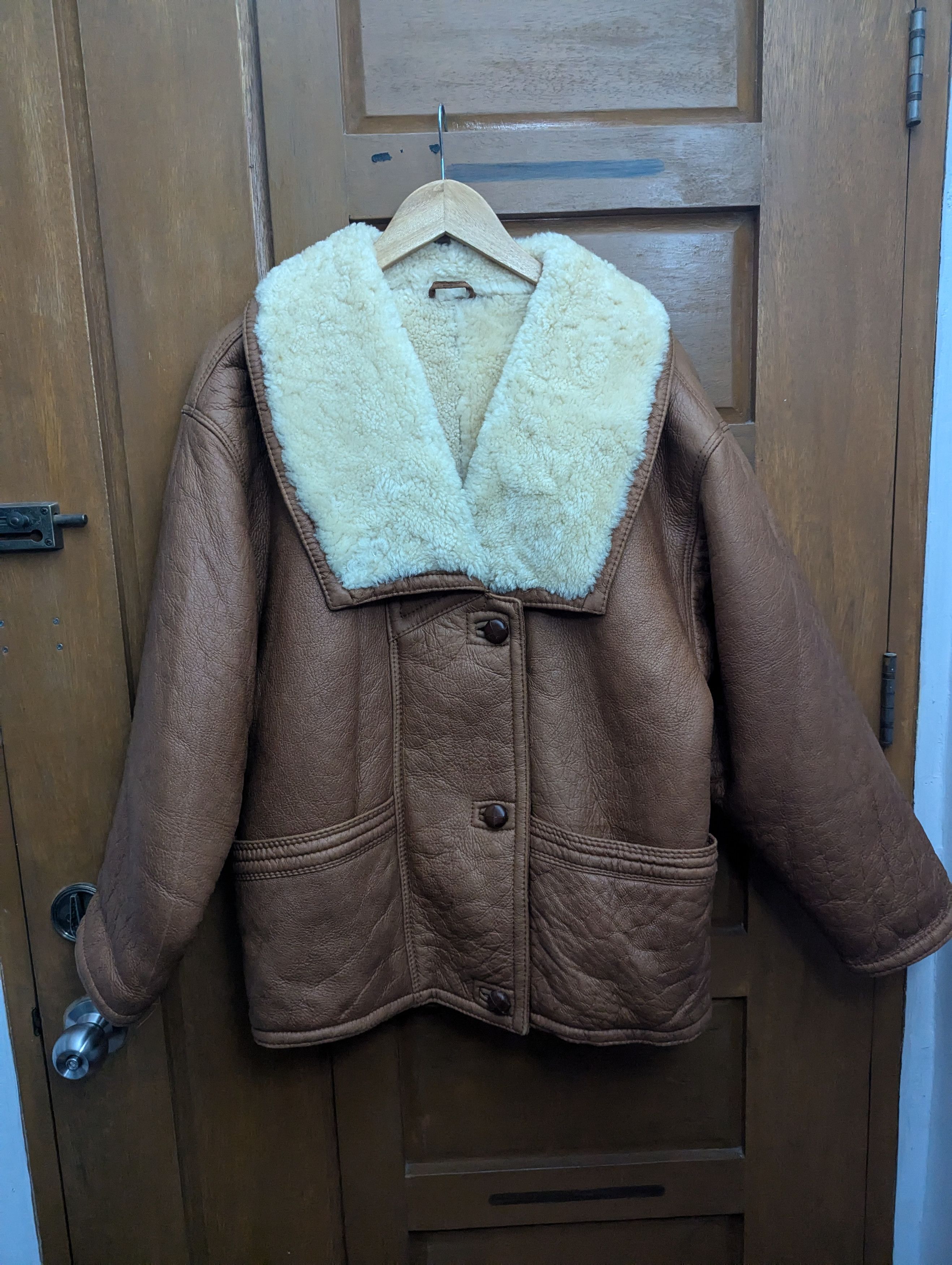 Vintage Vintage 80s 90s Sheep Shearling Jacket Size US M / EU 48-50 / 2 - 3 Thumbnail