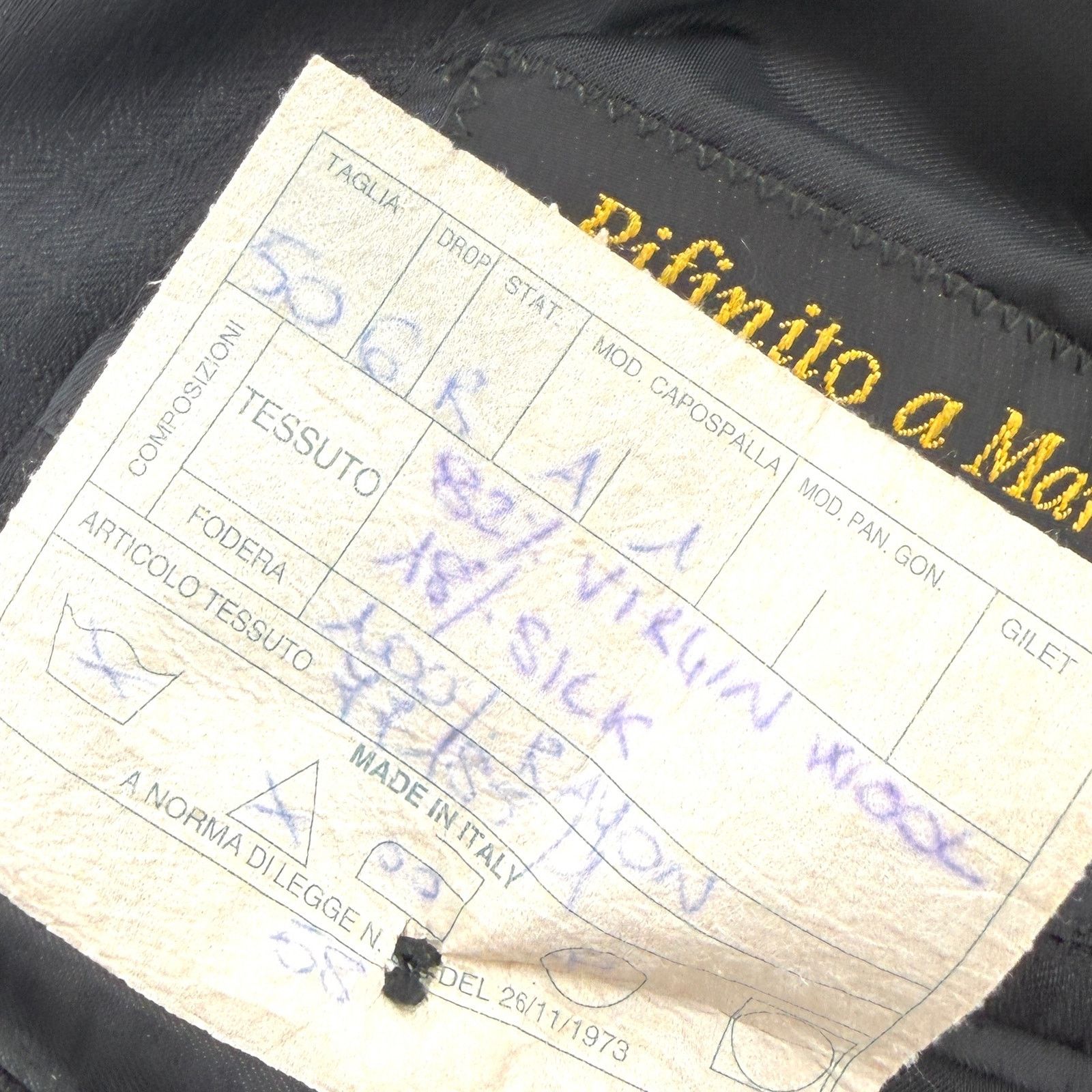 Vintage 90s Duemila by Sandro Zanella Black Double Breasted Blazer Size 40R - 8 Thumbnail