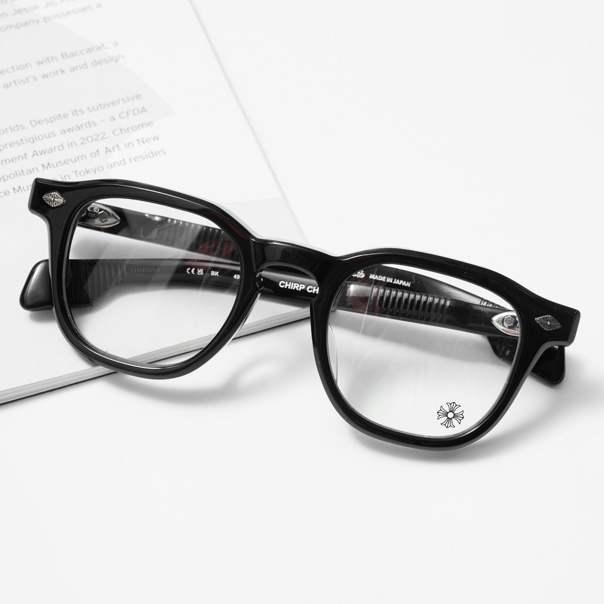 Chrome Hearts CHROME HEARTS CHIRP CHIRP BLACK GLASSES Size ONE SIZE - 6 Thumbnail