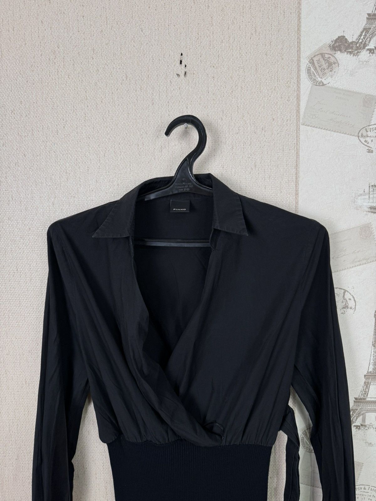Pinko Pinko Black Dress Shirt Skirt Luxury Size M / US 6-8 / IT 42-44 - 10 Thumbnail