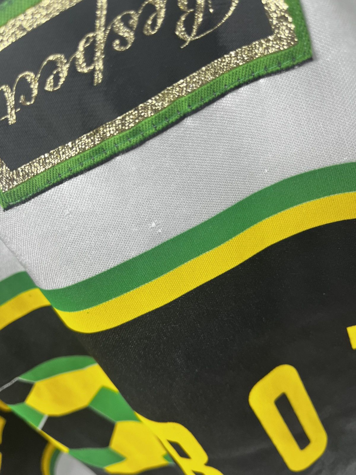 Vintage Jamaica Jersey reggae boyz 1998 france Size US L / EU 52-54 / 3 - 13 Thumbnail
