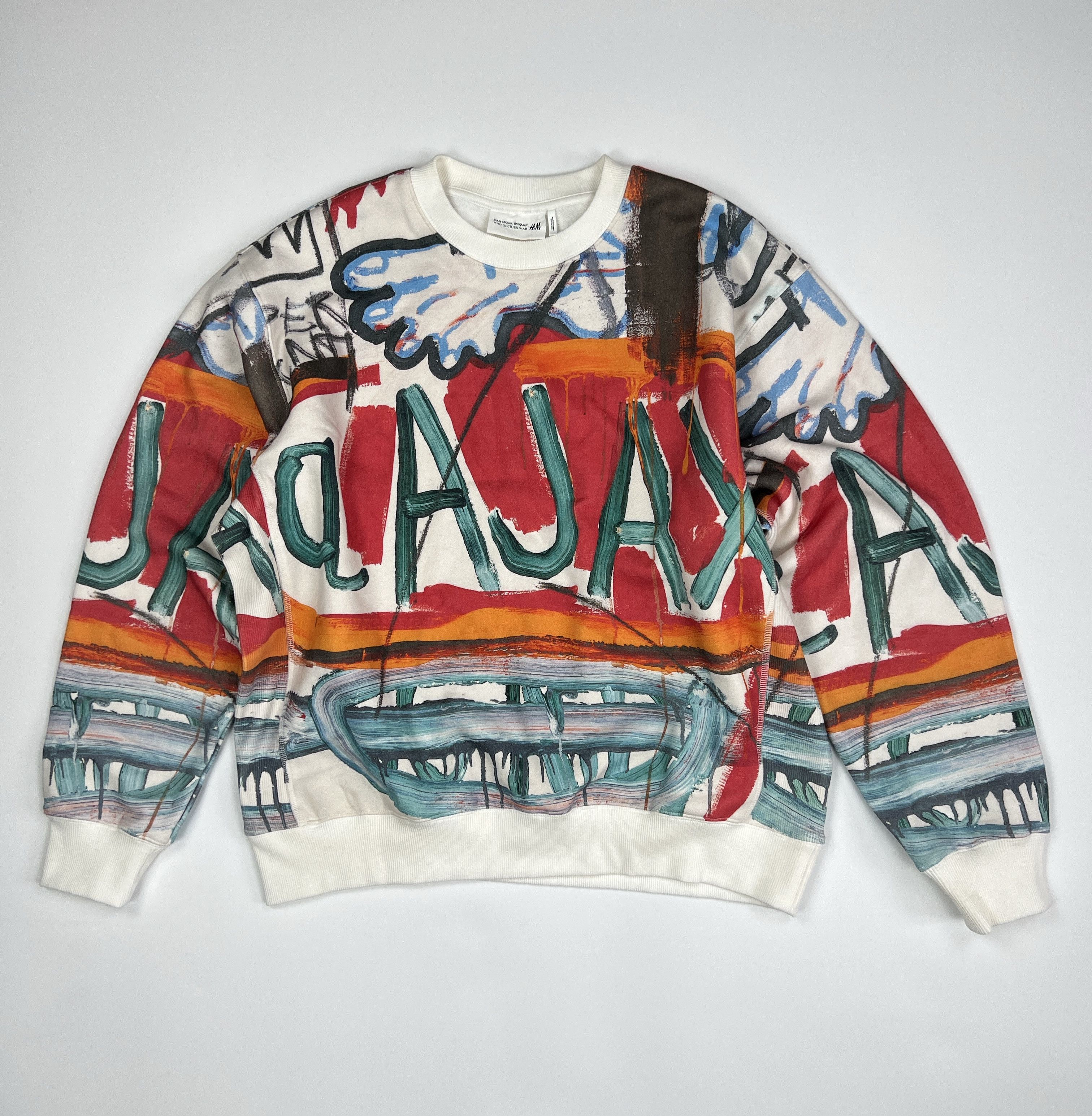H&M × Jean-Michel Basquiat × Who Decides War Who Decides War El Bravado Basquiat Pattern Sweatshirt Size US L / EU 52-54 / 3 - 4 Thumbnail