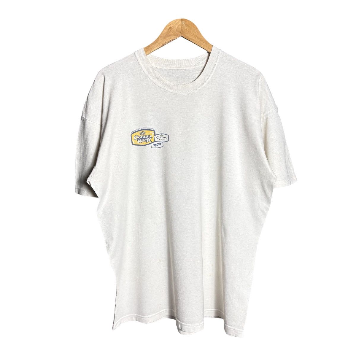 Vintage Vintage Corona Extra Week Beer Monster Graphic Tee / T-Shirt Size US XL / EU 56 / 4 - 2 Thumbnail