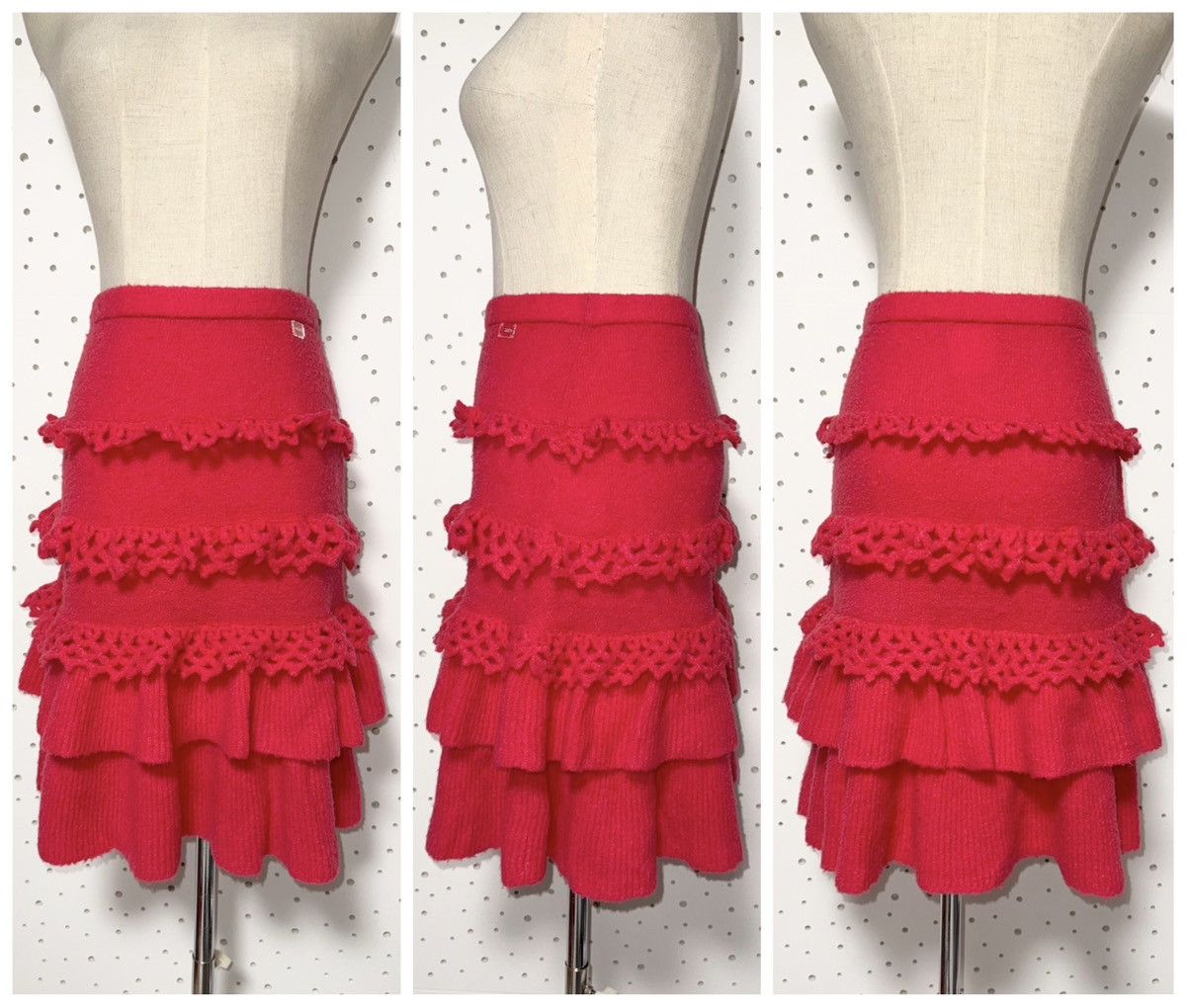 Chanel Genuine Chanel Decoration Ruffled Long Sleeve Knit Set-up 38 Size XS / US 0-2 / IT 36-38 - 9 Thumbnail