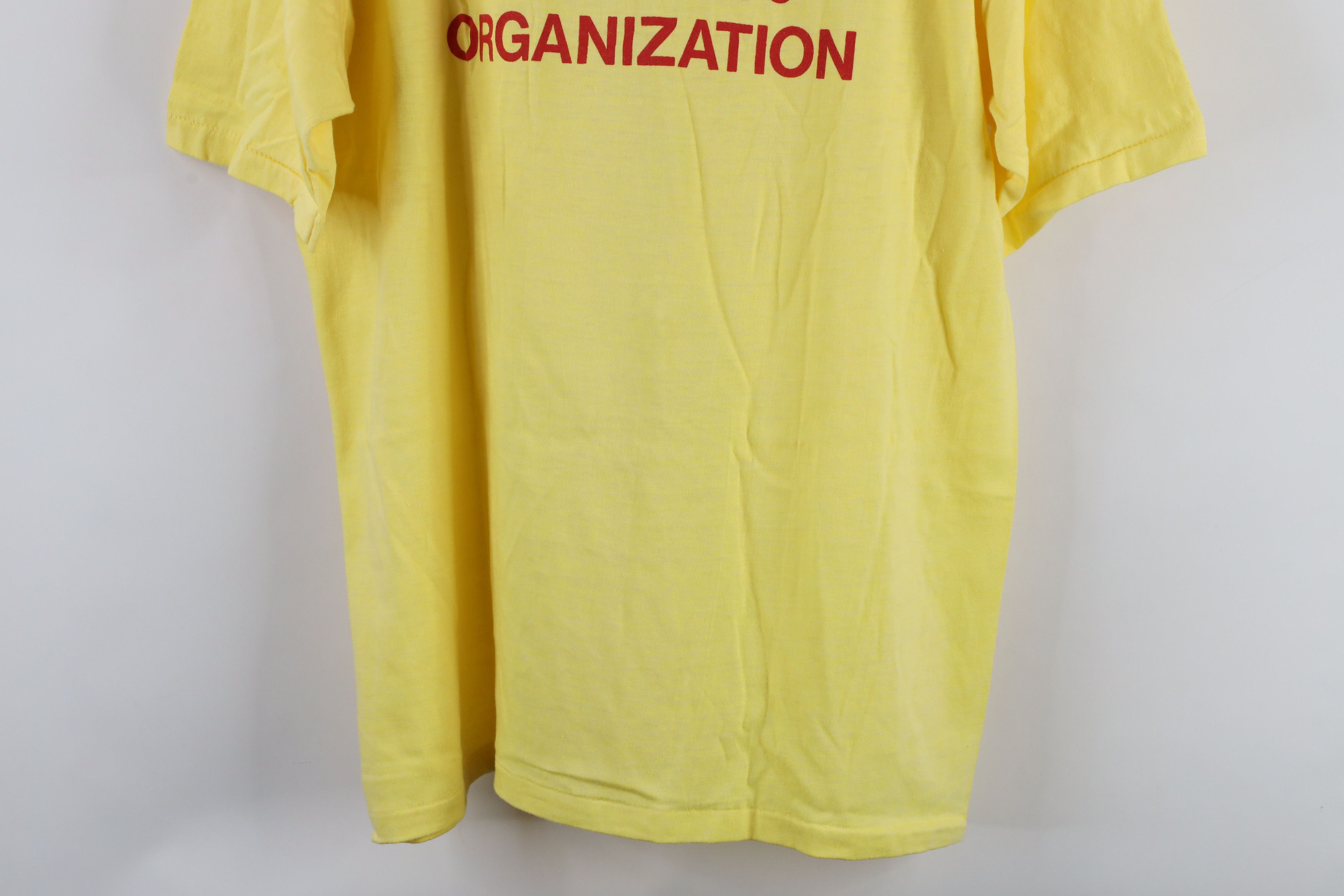 Vintage Vintage 70s Safety Truck Roadeo Trucking T-Shirt Yellow USA Size US XL / EU 56 / 4 - 9 Thumbnail