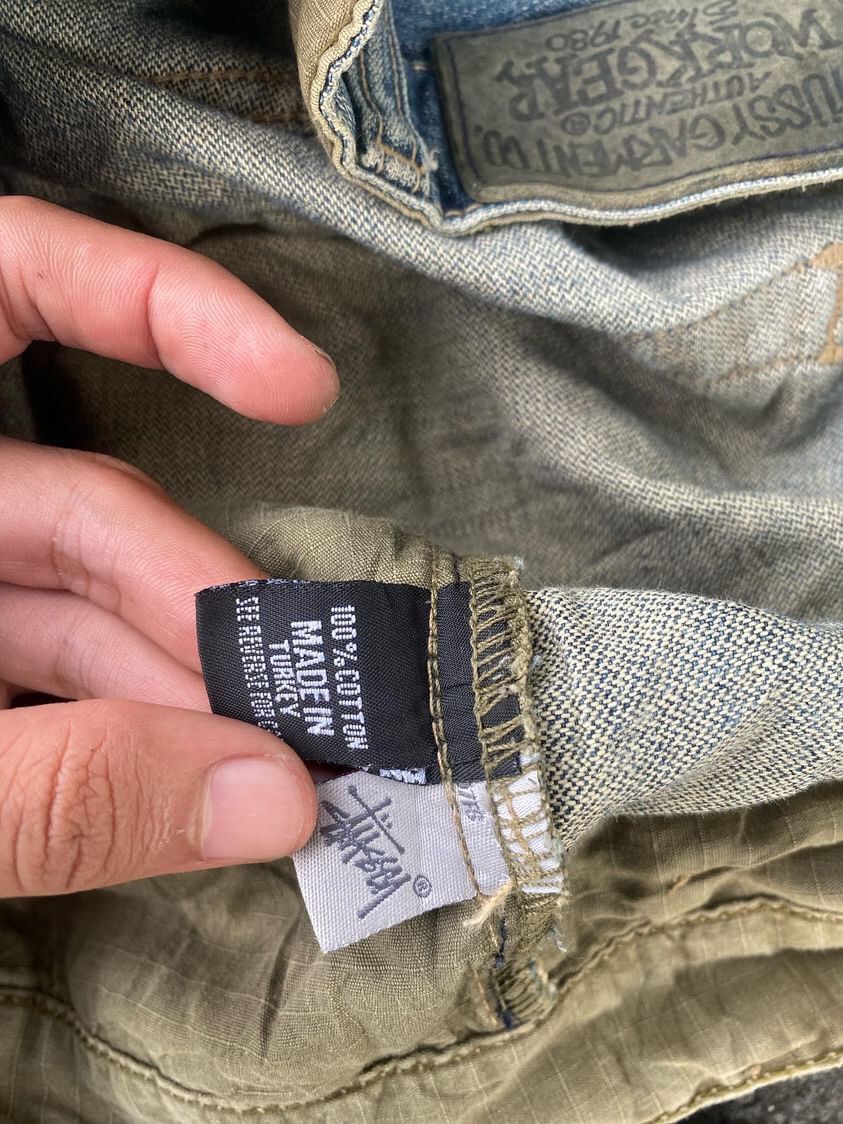 Stussy × Vintage Vintage jeans stussy workwear 90s Size US 36 / EU 52 - 4 Thumbnail