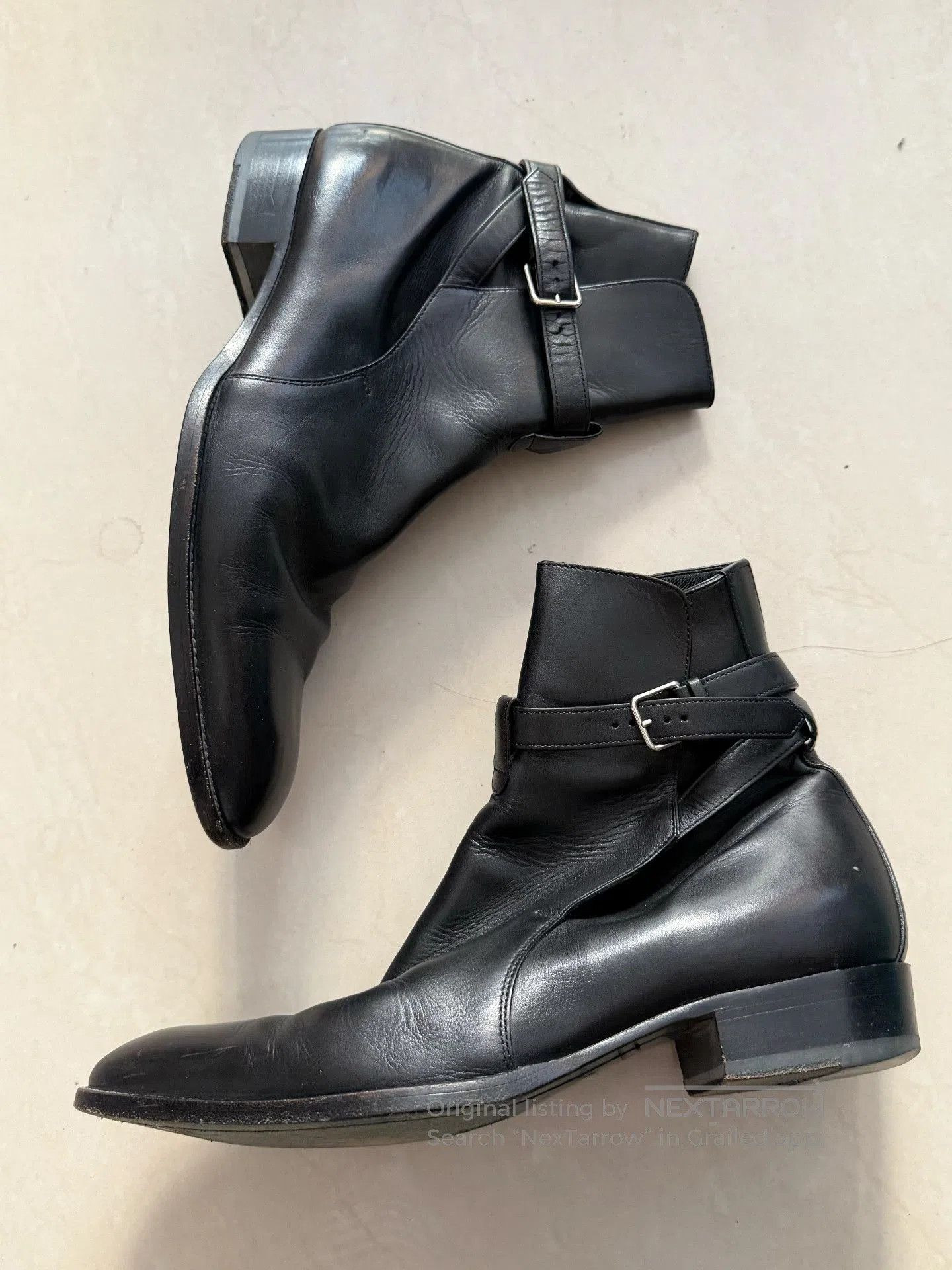 Saint Laurent Paris Saint Laurent SLP Black Leather Chelsea Boots. Size US 8 / EU 41 - 1 Thumbnail
