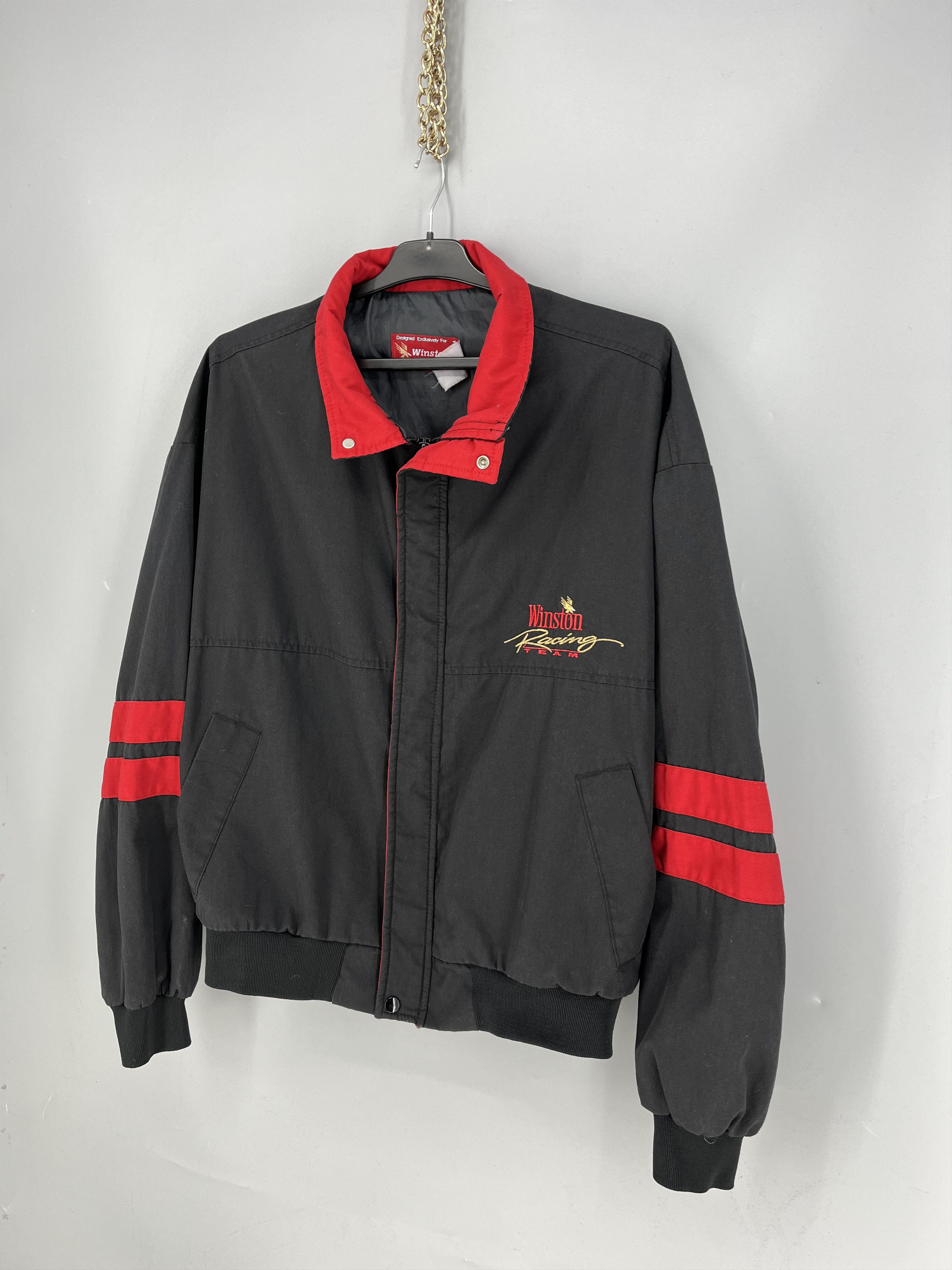 Vintage Winston by Swingster Mens Jacket Unknown Black Zip Up Racing Size US XL / EU 56 / 4 - 3 Thumbnail