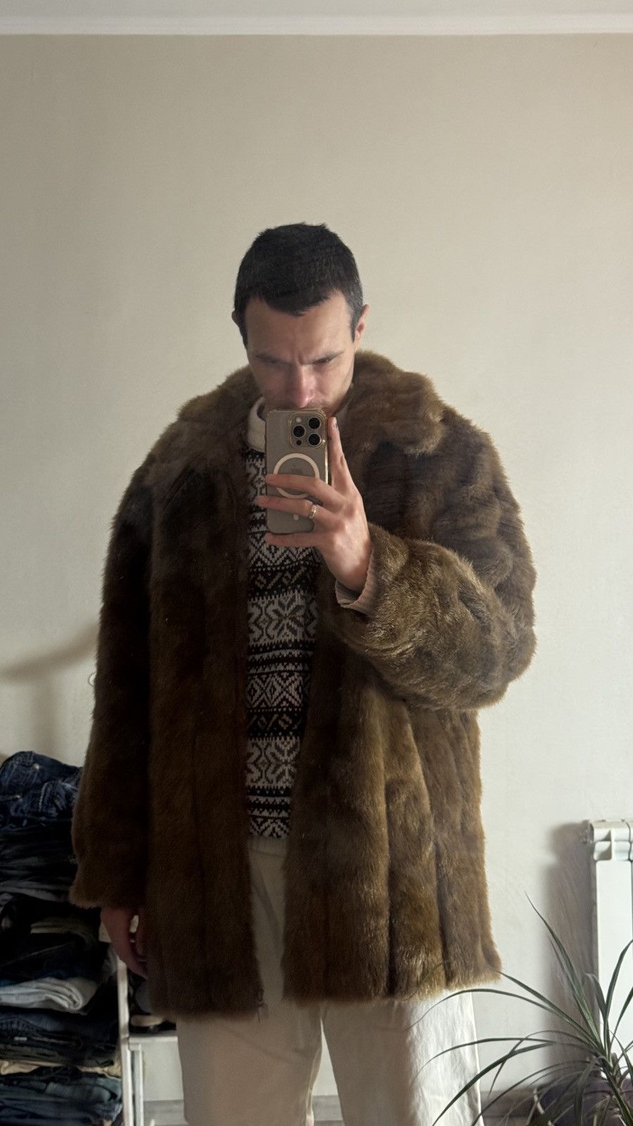 Vintage Dennis Basso Faux Fur Mink Coat Jacket ysl gucci balenciaga Size US M / EU 48-50 / 2 - 6 Thumbnail