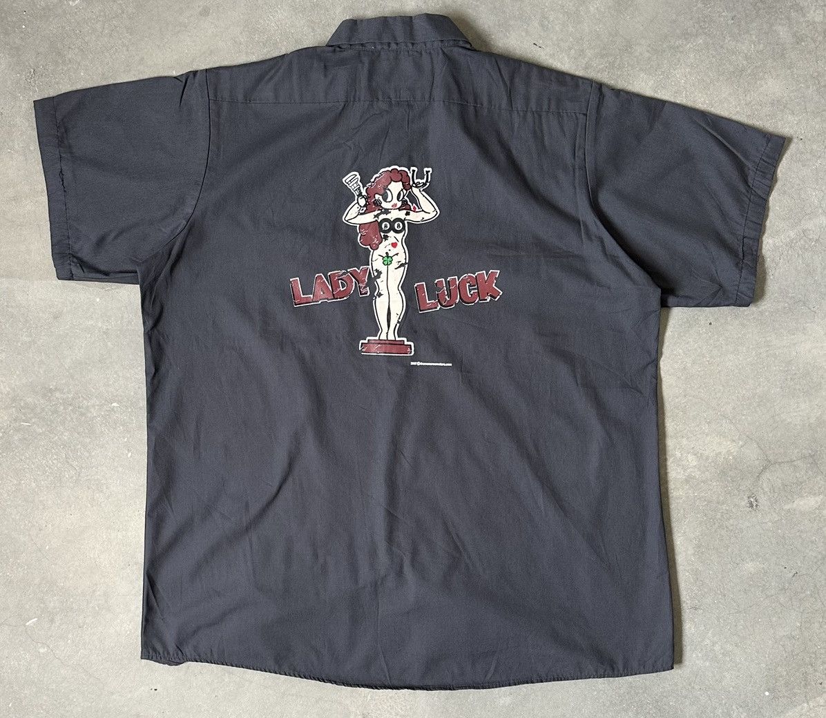 Dickies VINTAGE THE MENS ROOM STORE LADY LUCK WORKWEAR Size US XL / EU 56 / 4 - 7 Thumbnail
