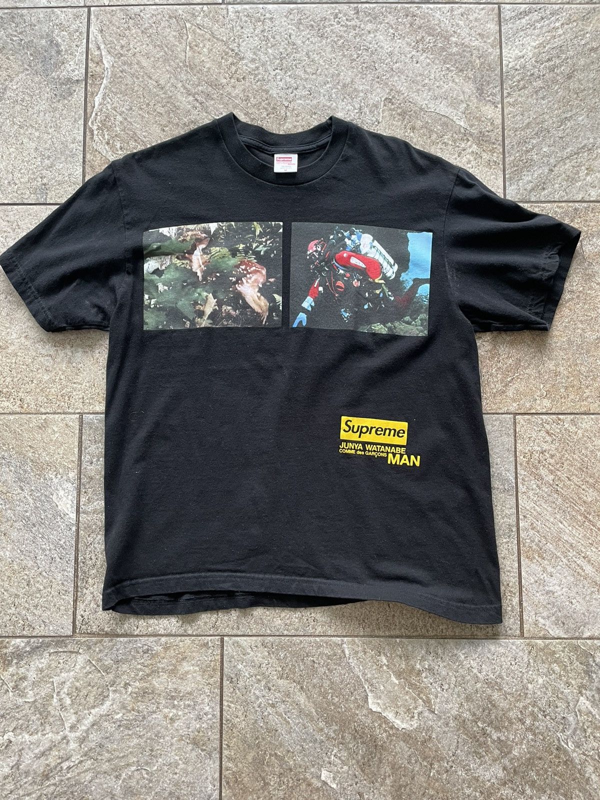 Comme des Garcons × Junya Watanabe × Supreme Supreme Junya Watanabe Comme  des Garçon collab t-shirt | Grailed