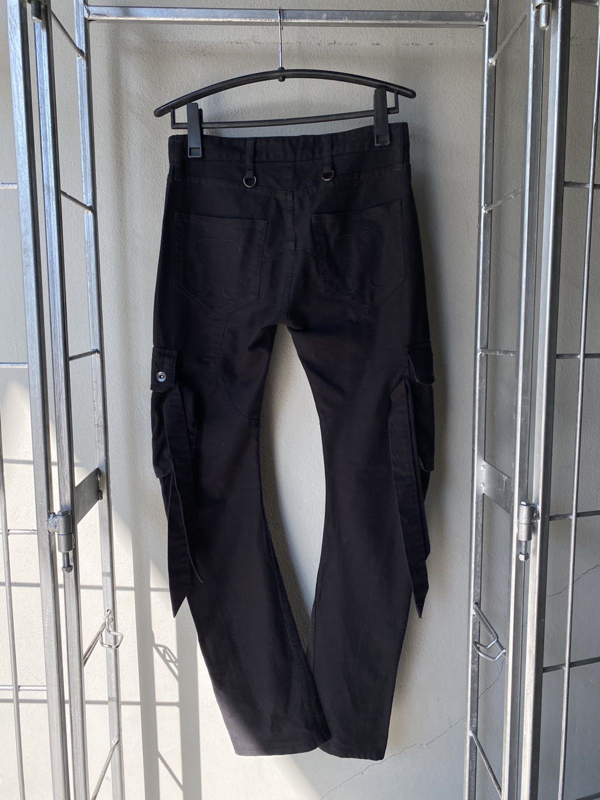 CIVARIZE CIVARIZE Y2K Punk Black Utility Cargo Pants Size US 32 / EU 48 - 2 Thumbnail