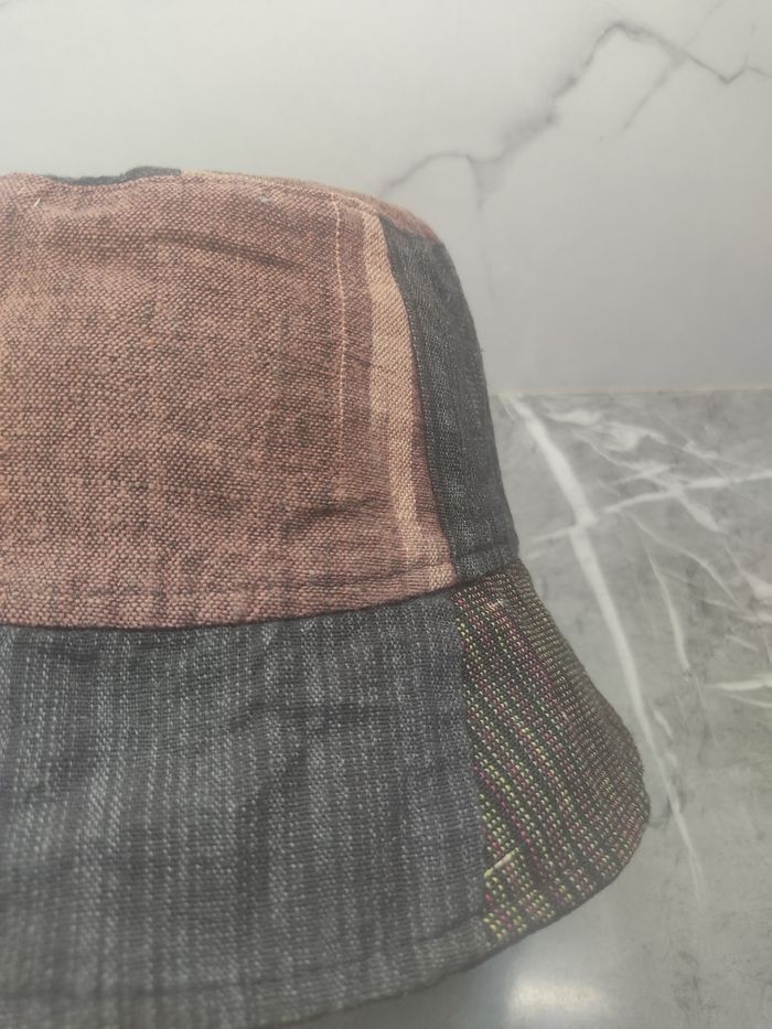 Vintage Vintage Custom Patchwork Japanese Style Bucket hat Size ONE SIZE - 2 Thumbnail