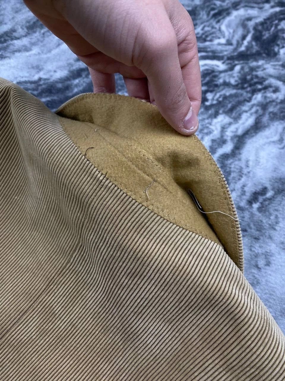 Giorgio Armani Giorgio Armani Corduroy Blazer Jacket Men Size 50 Beige Size 50R - 10 Thumbnail