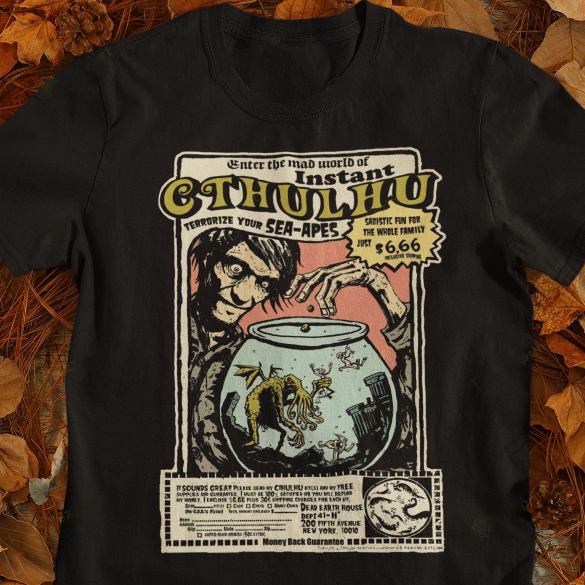 Designer × Vintage Terrorize Sea Apes Cthulhu T-Shirt Size US S / EU 44-46 / 1 - 3 Thumbnail