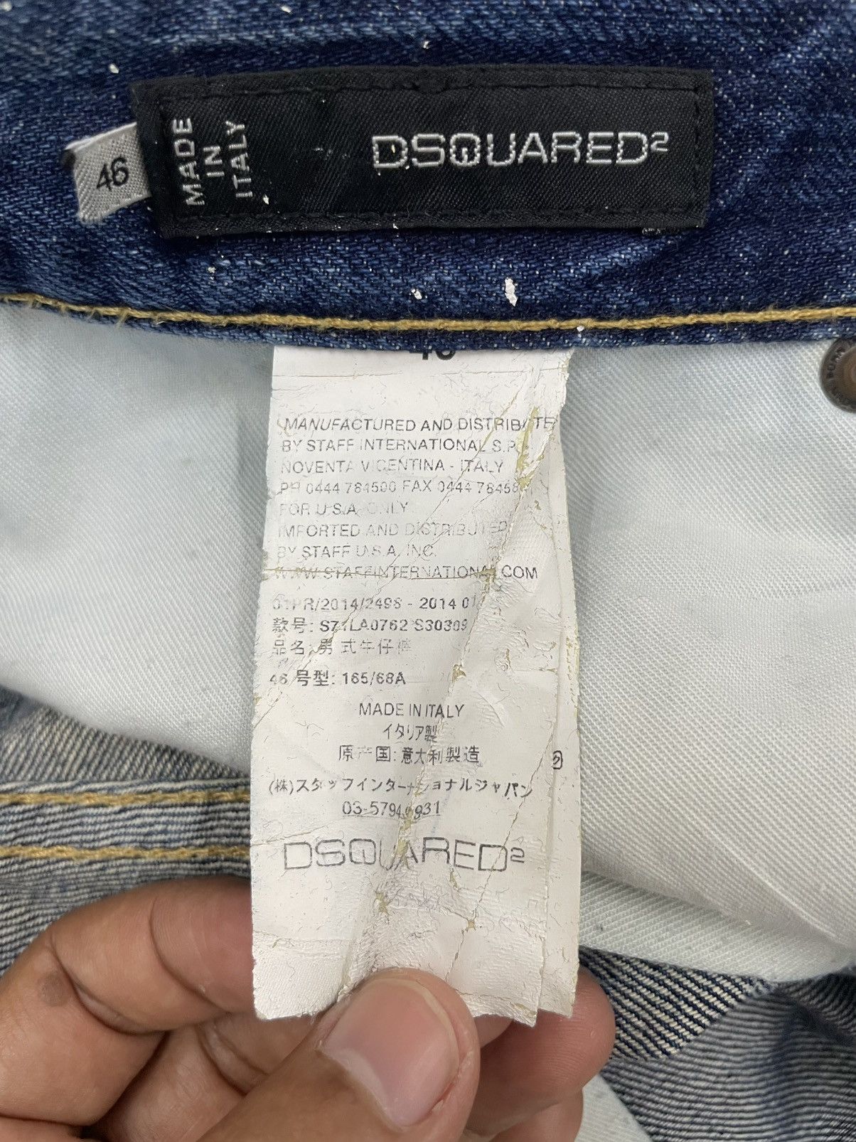Dsquared2 Dsquared2 Distress & Twist Leg Style Jeans Pant Size US 34 / EU 50 - 16 Thumbnail